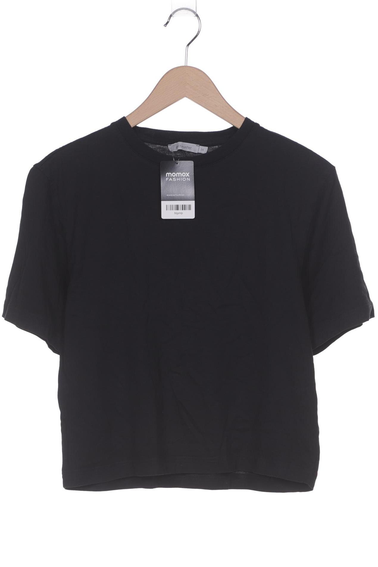 

hessnatur Damen T-Shirt, schwarz, Gr. 34