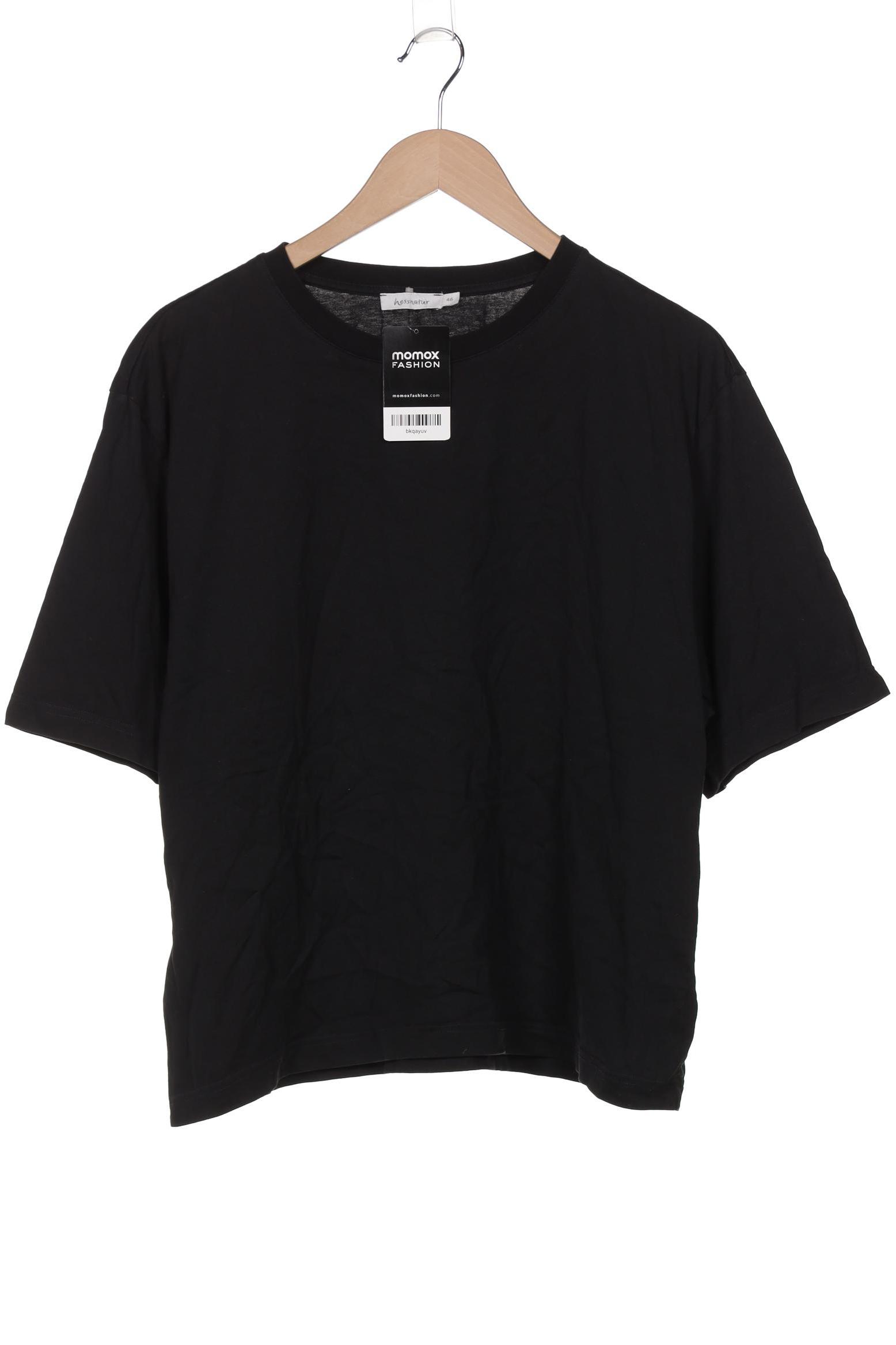

hessnatur Damen T-Shirt, schwarz, Gr. 46