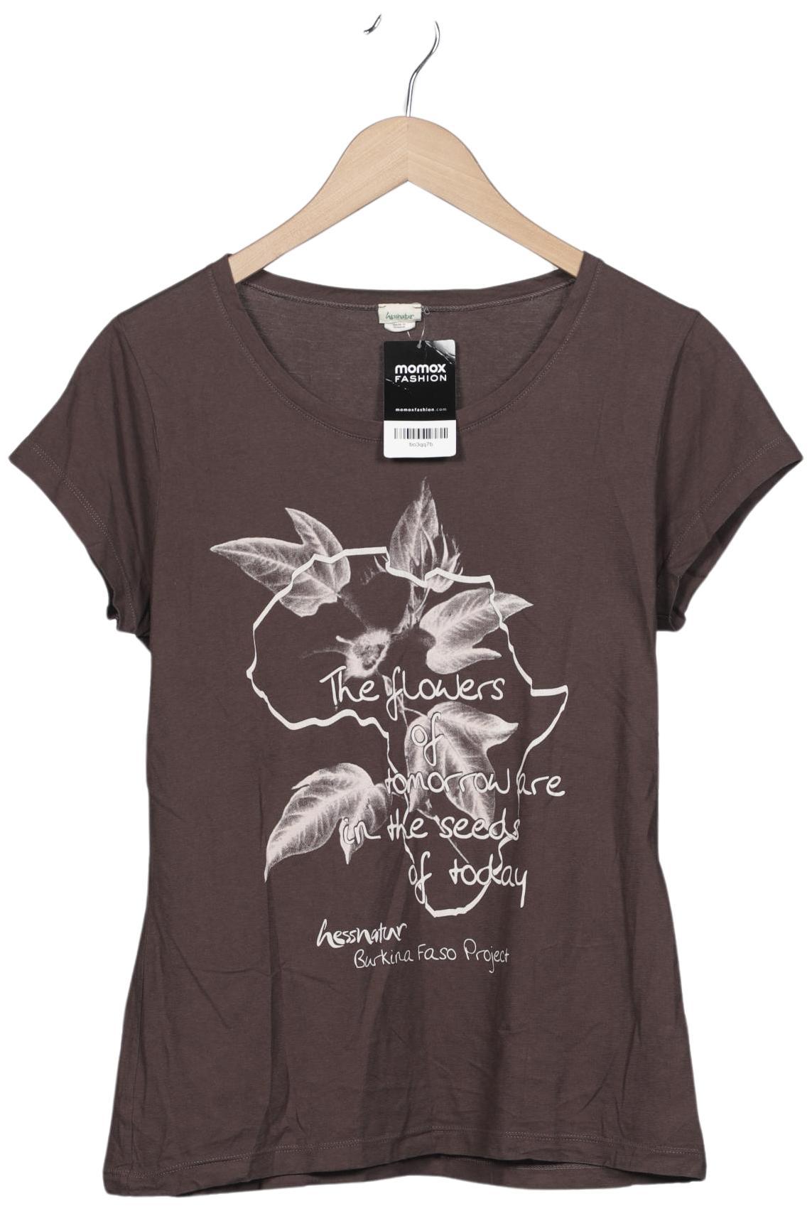 

hessnatur Damen T-Shirt, braun, Gr. 40