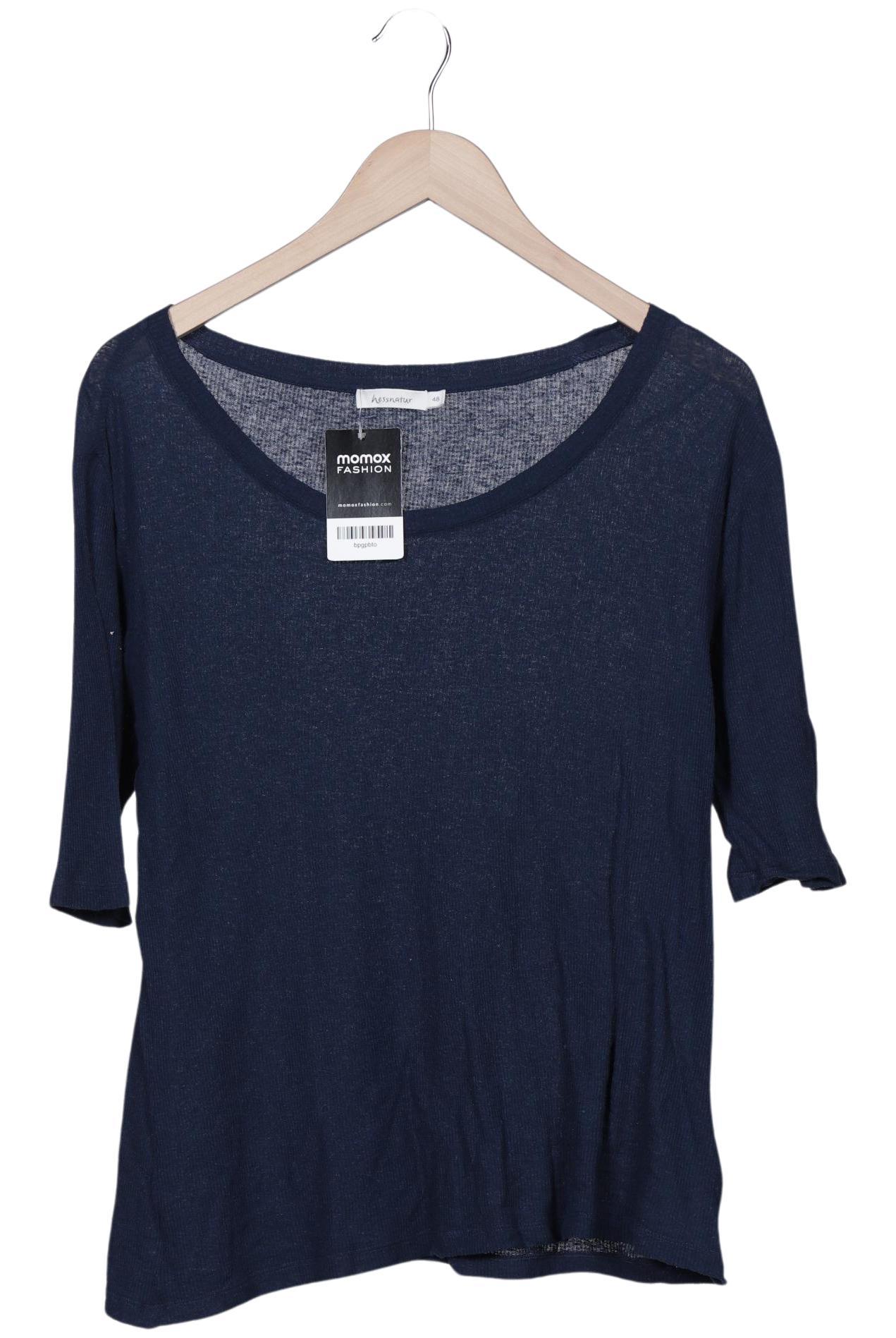 

hessnatur Damen T-Shirt, marineblau, Gr. 48