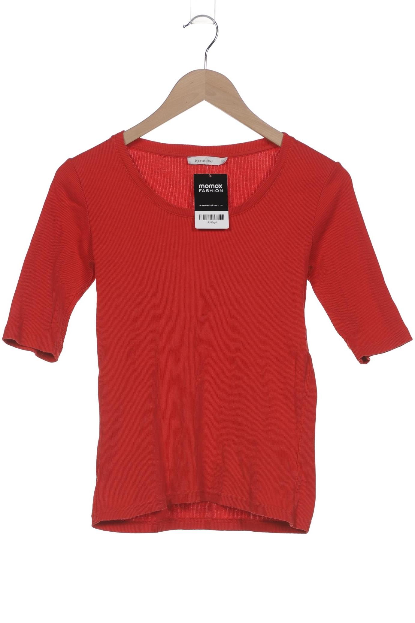 

hessnatur Damen T-Shirt, rot, Gr. 38