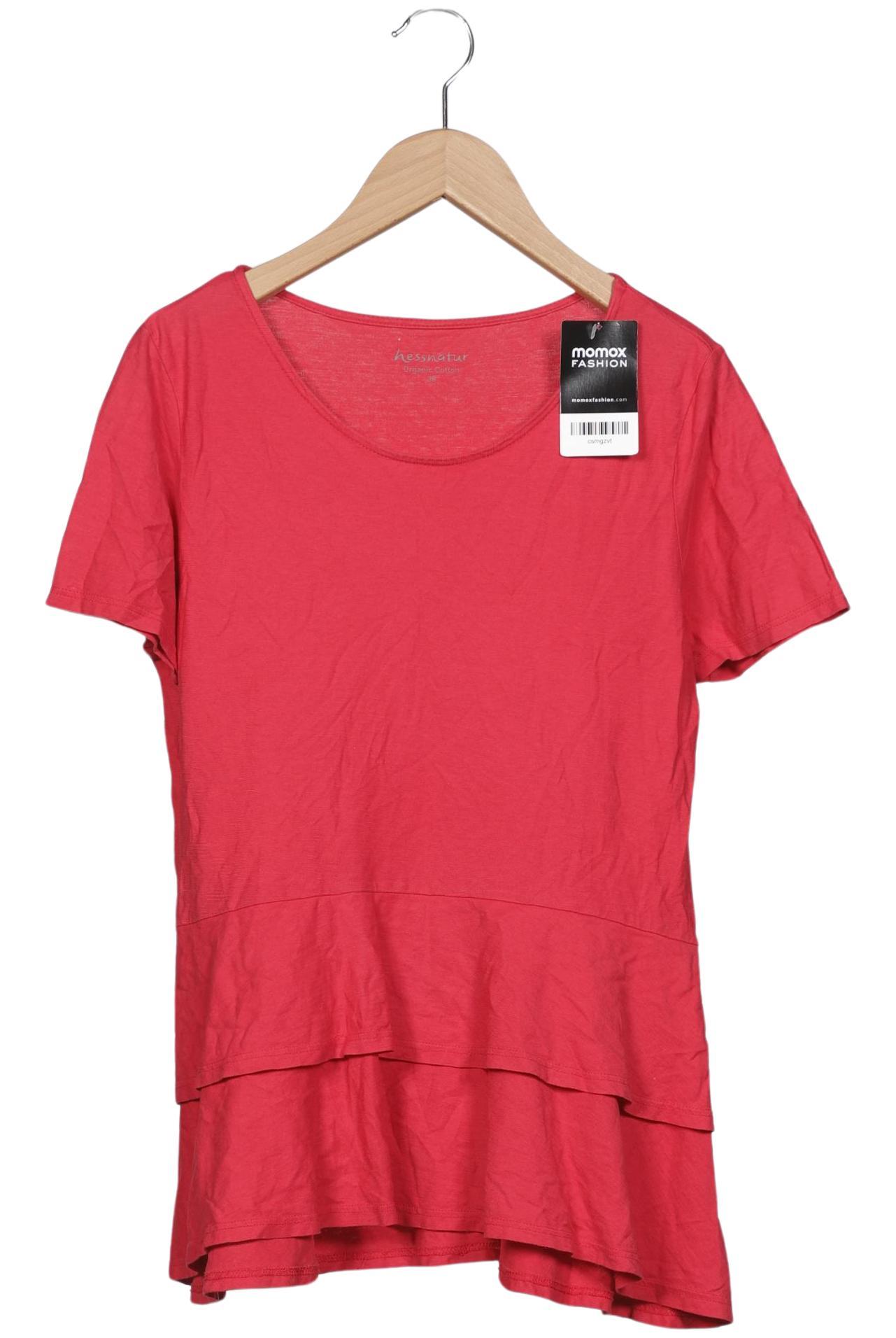 

hessnatur Damen T-Shirt, rot, Gr. 38