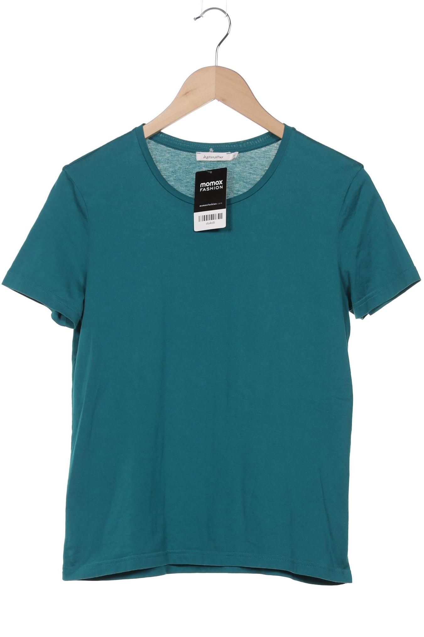 

hessnatur Damen T-Shirt, türkis, Gr. 36