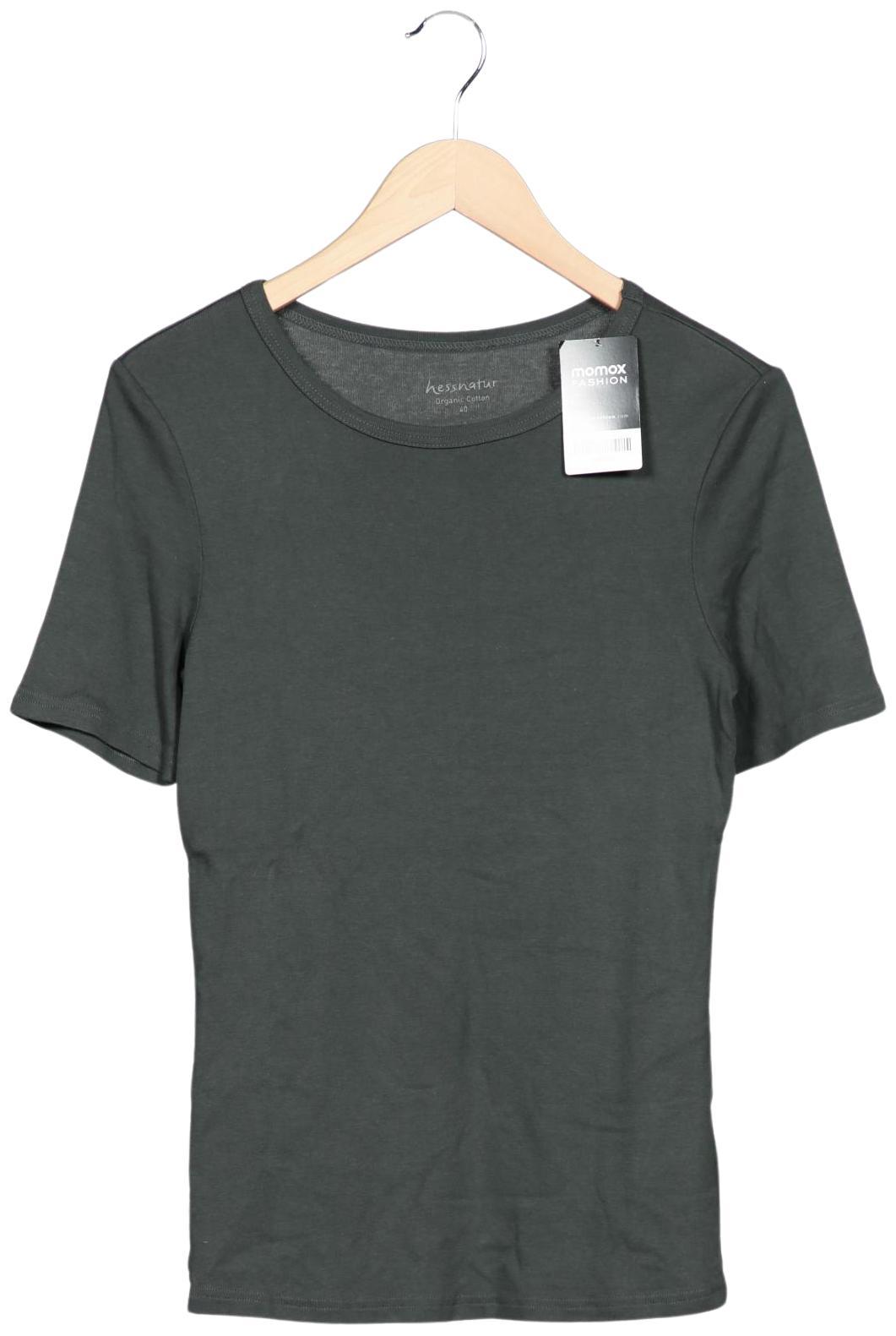 

hessnatur Damen T-Shirt, grün, Gr. 40