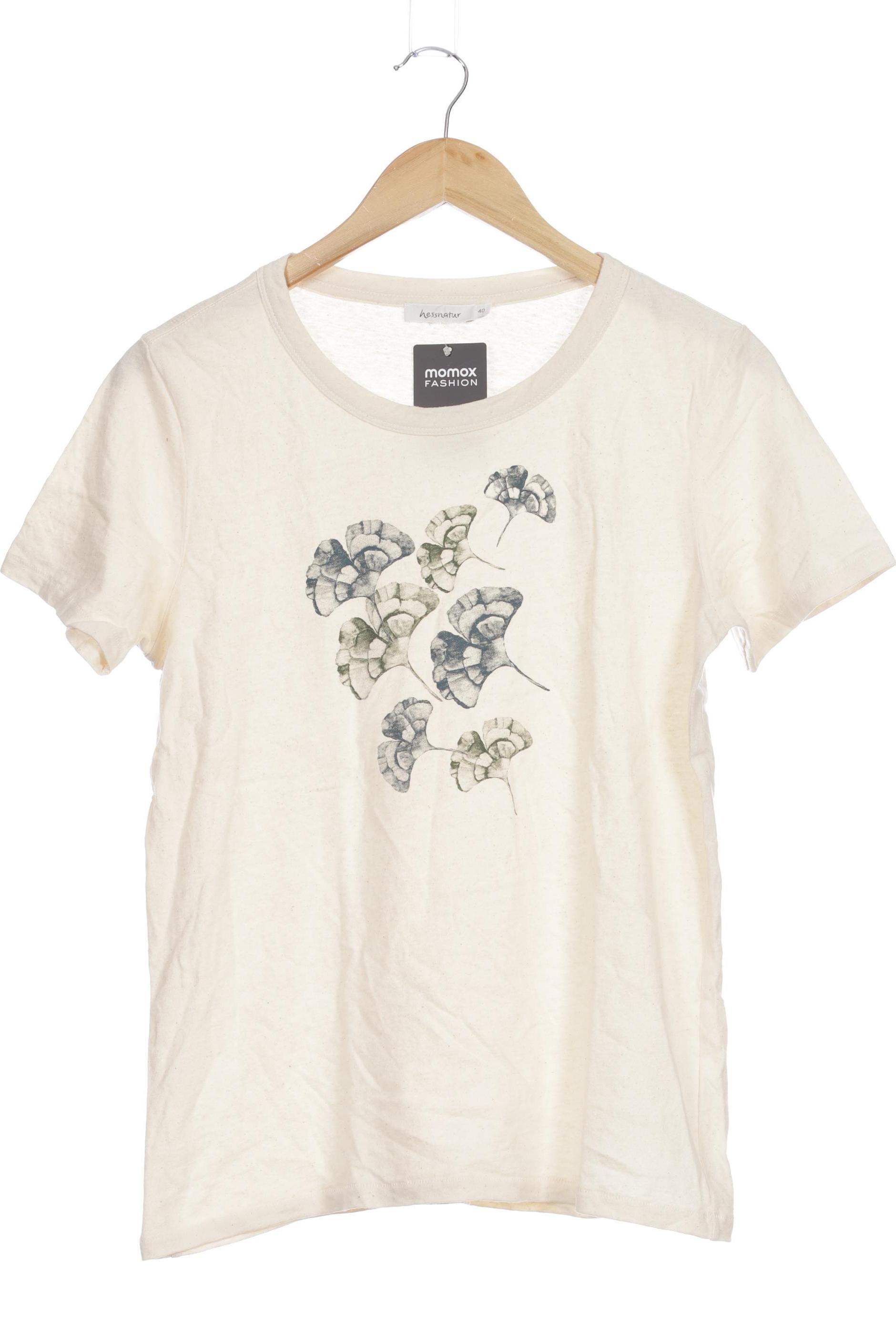 

hessnatur Damen T-Shirt, beige, Gr. 40