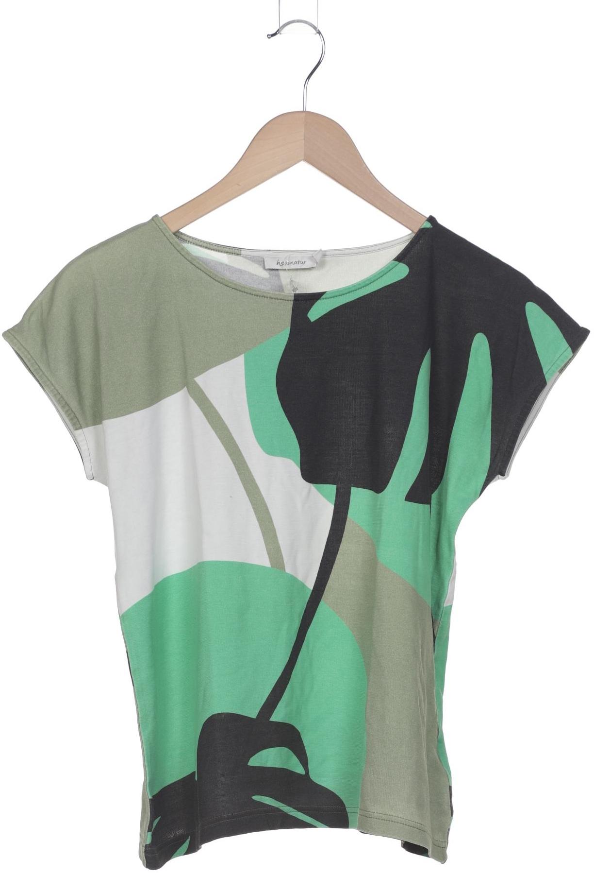 

hessnatur Damen T-Shirt, türkis, Gr. 38