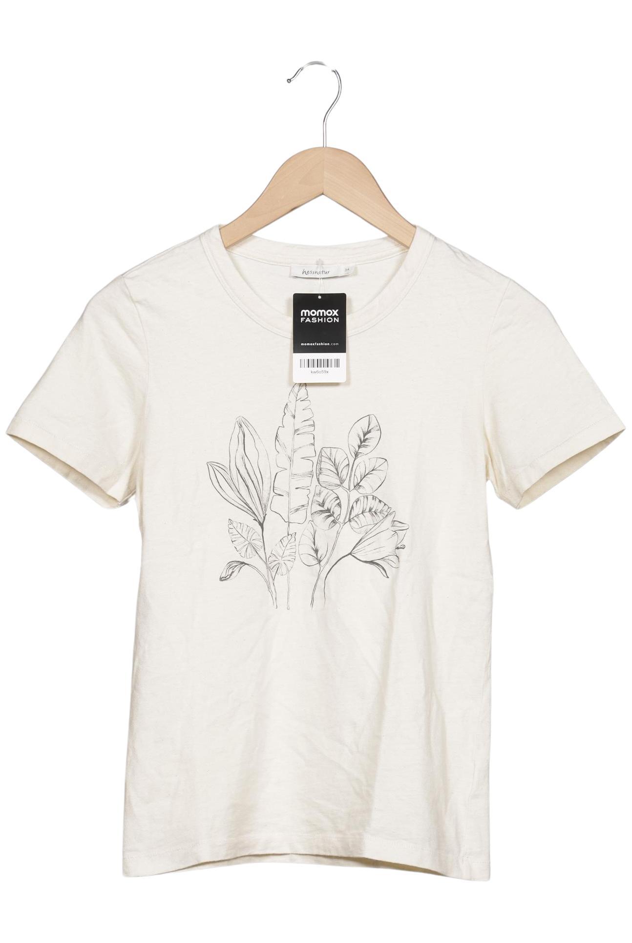 

hessnatur Damen T-Shirt, cremeweiß, Gr. 34