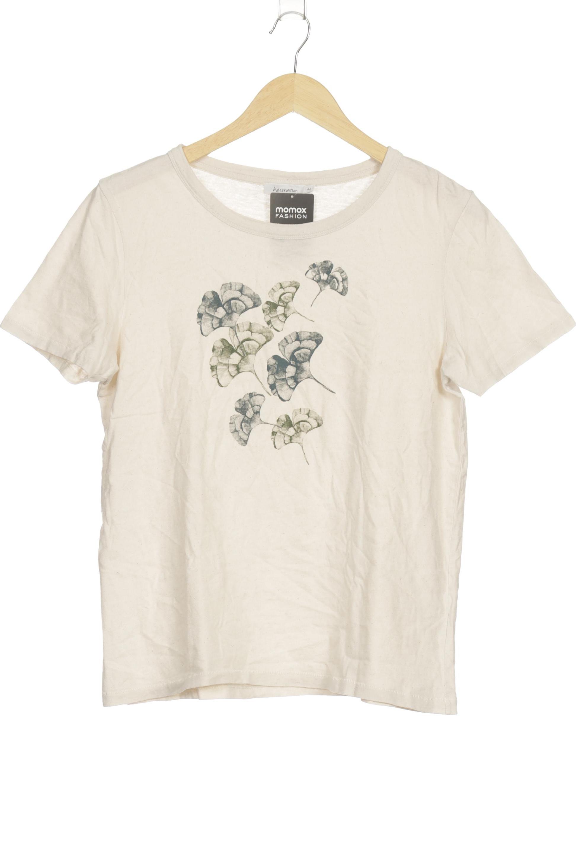 

hessnatur Damen T-Shirt, beige, Gr. 42