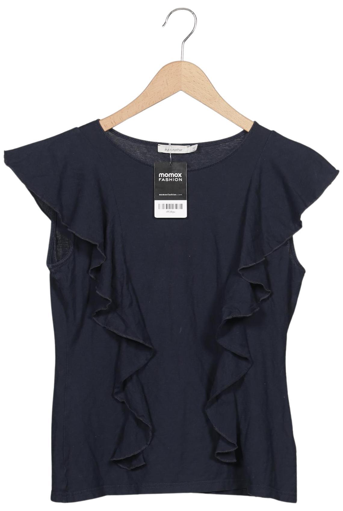 

hessnatur Damen T-Shirt, marineblau, Gr. 38