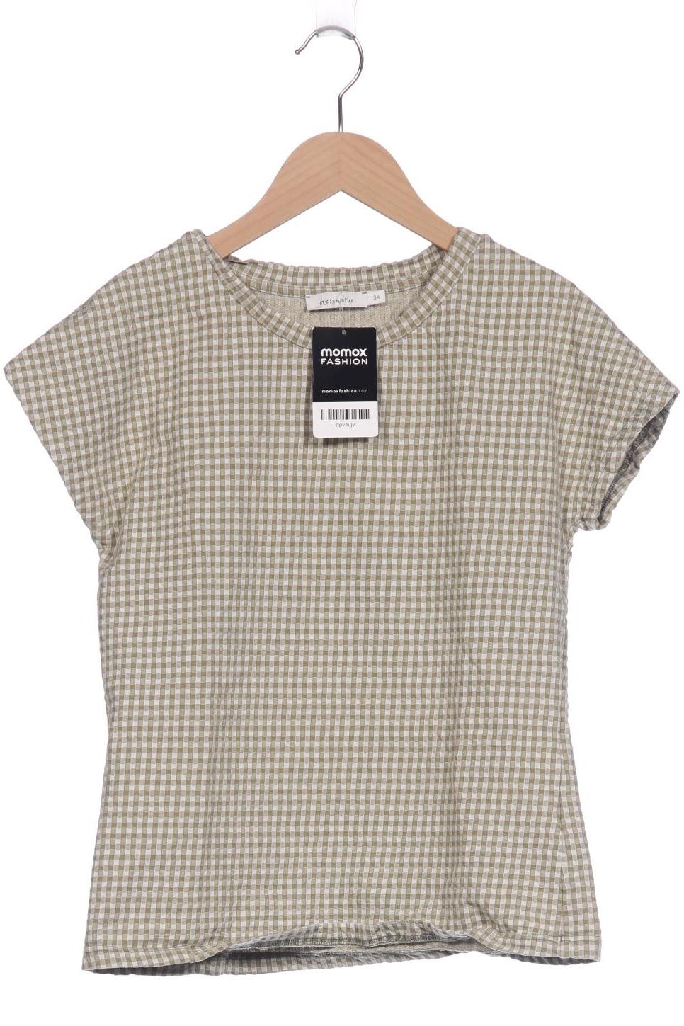 

hessnatur Damen T-Shirt, grün, Gr. 34
