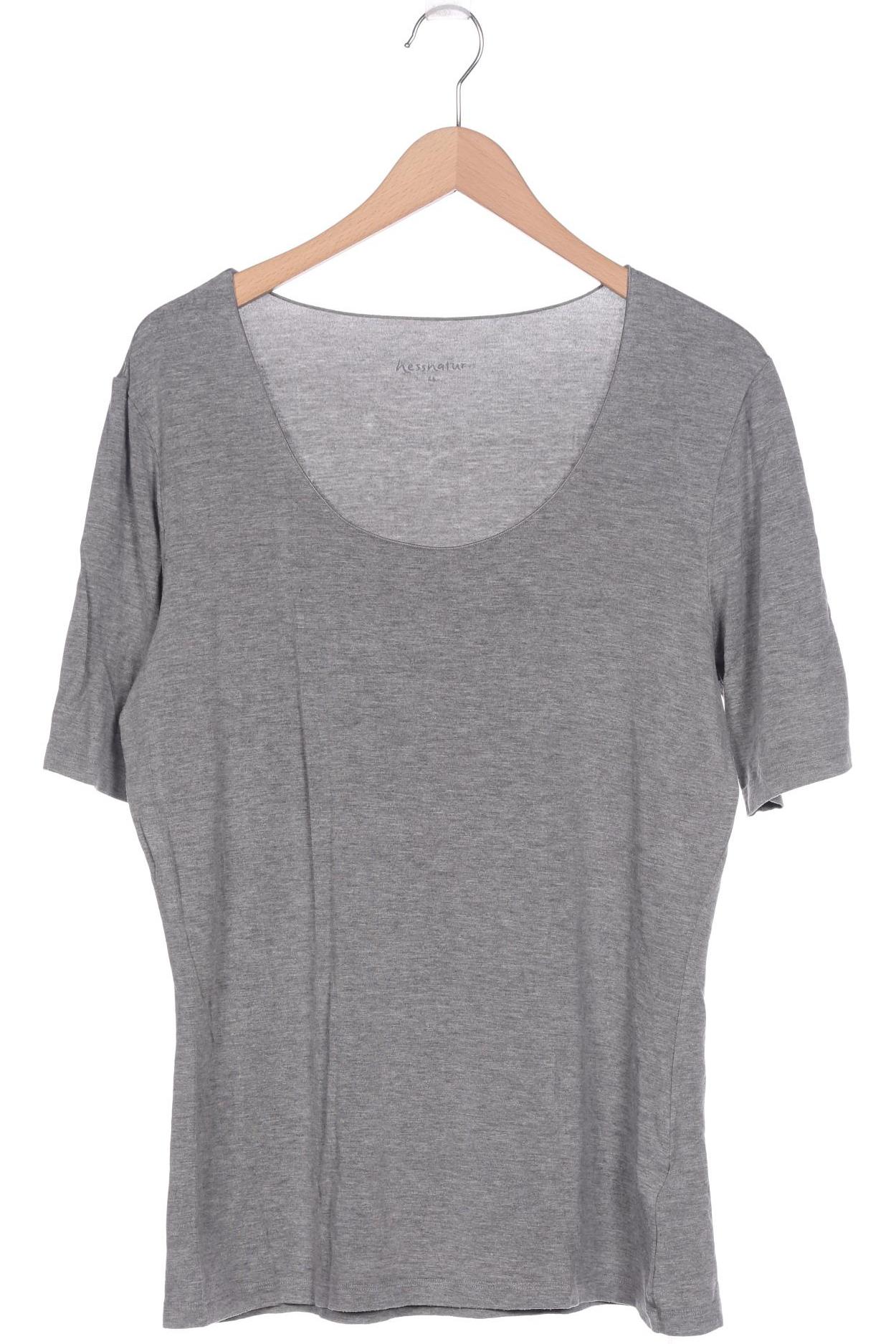 

hessnatur Damen T-Shirt, grau, Gr. 46