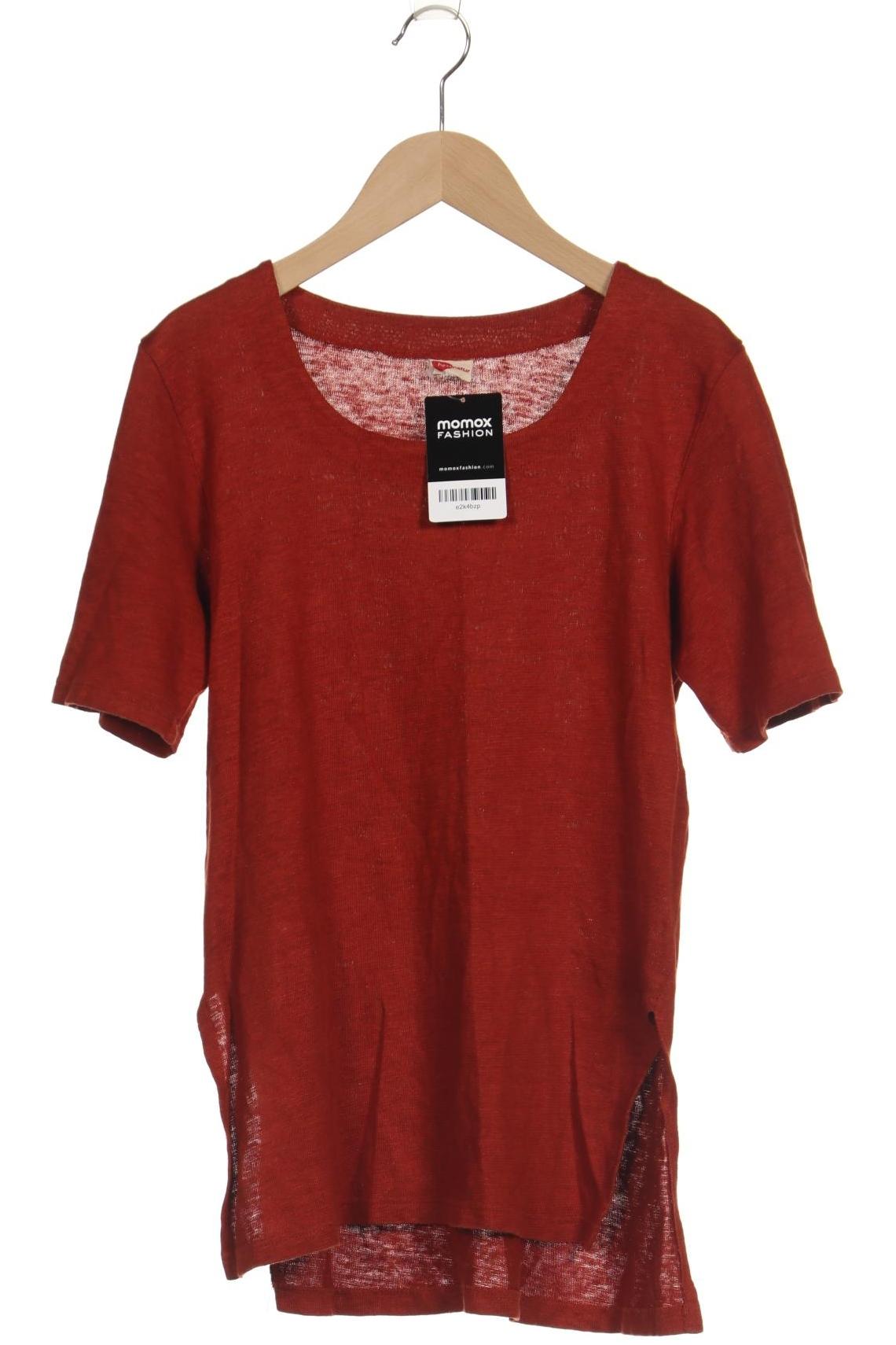 

hessnatur Damen T-Shirt, rot, Gr. 38