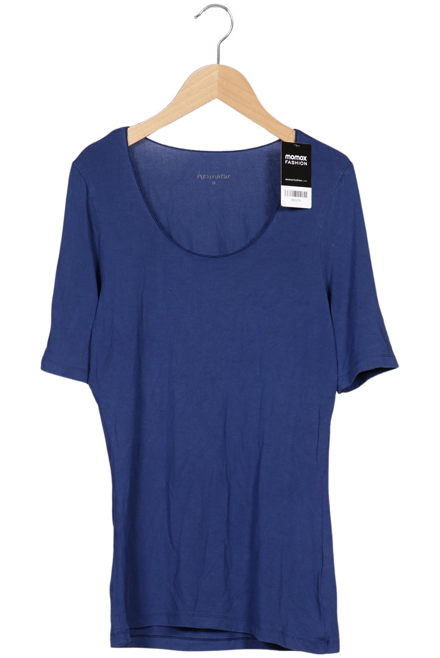 

hessnatur Damen T-Shirt, marineblau, Gr. 38