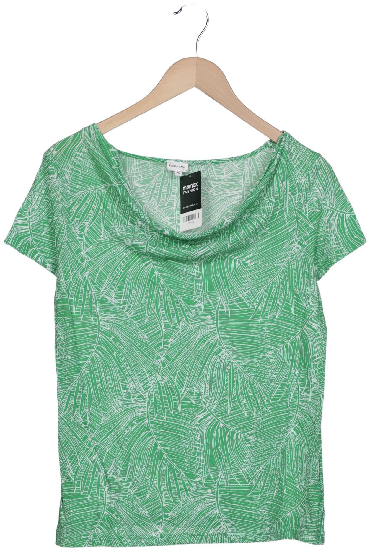 

hessnatur Damen T-Shirt, grün, Gr. 40