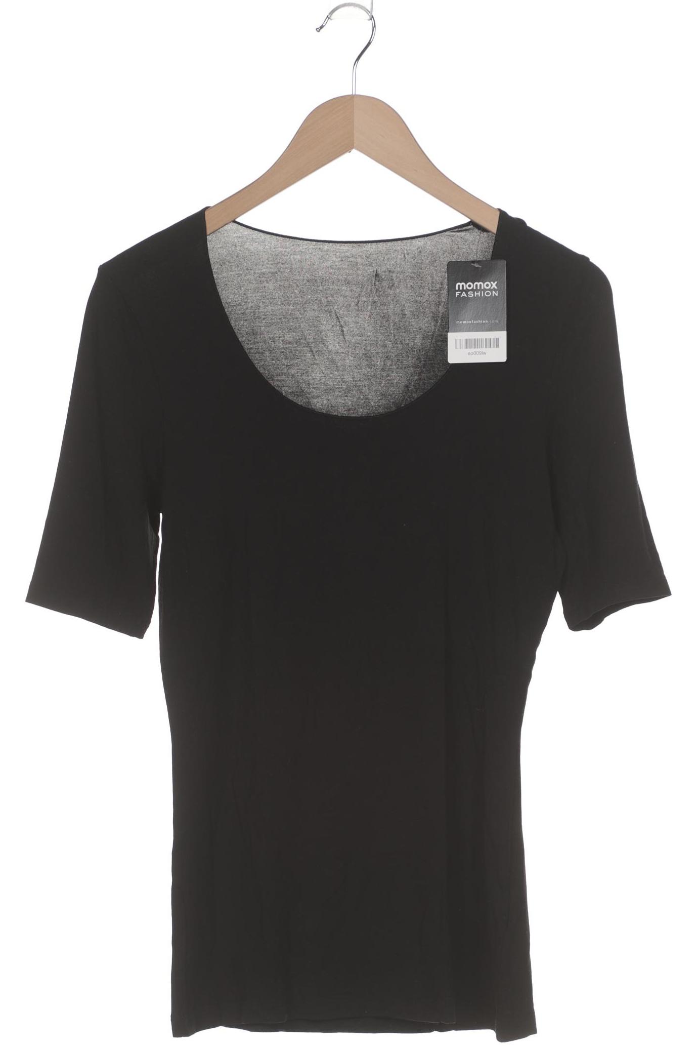 

hessnatur Damen T-Shirt, schwarz, Gr. 38