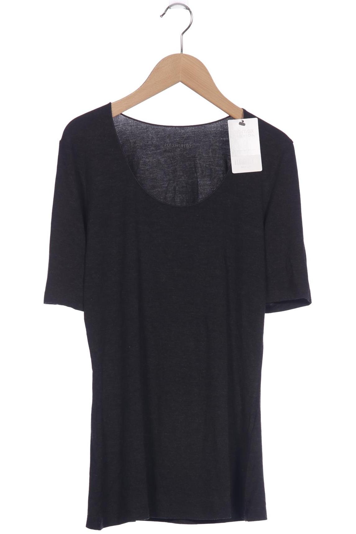 

hessnatur Damen T-Shirt, schwarz, Gr. 40