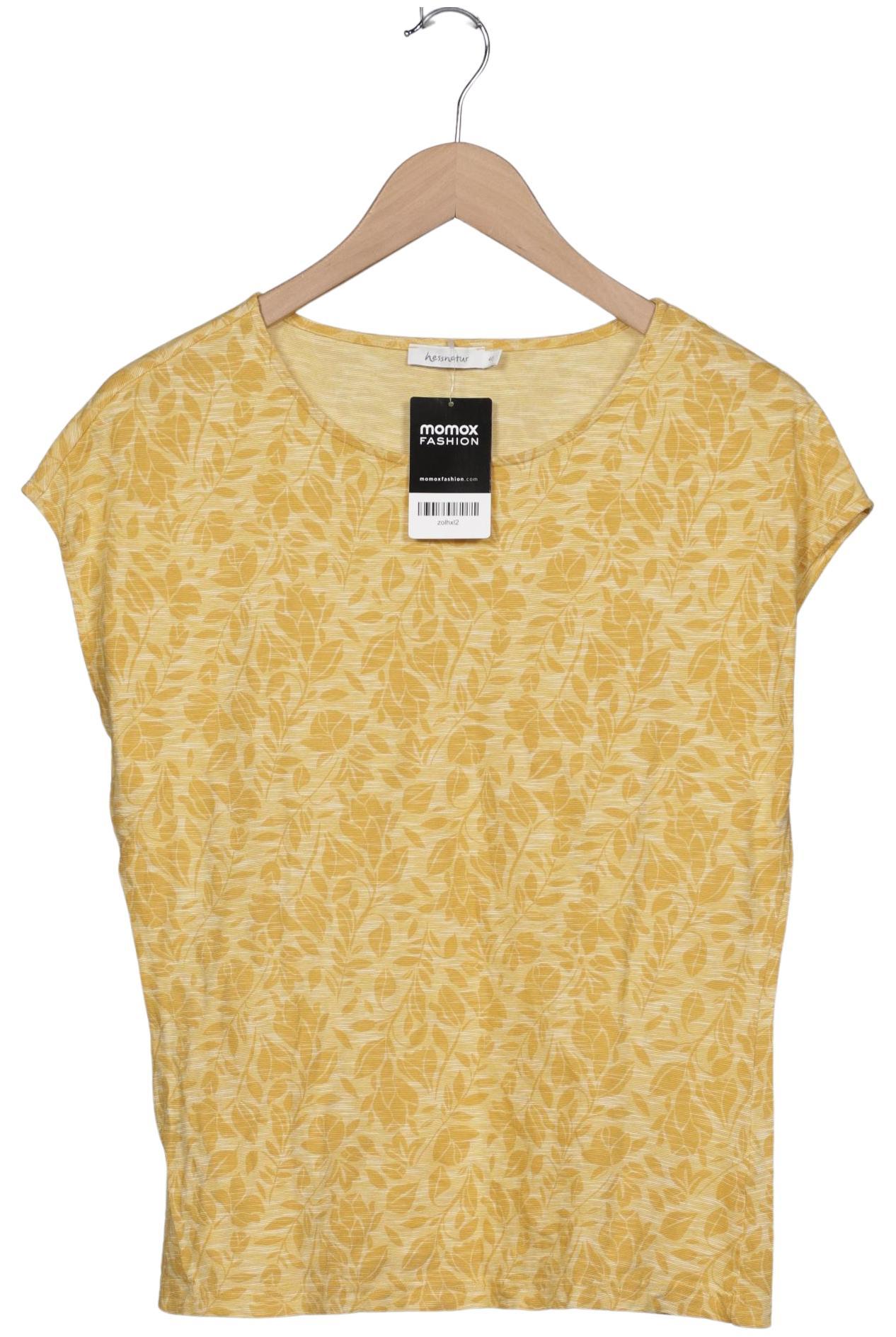

hessnatur Damen T-Shirt, gelb, Gr. 40