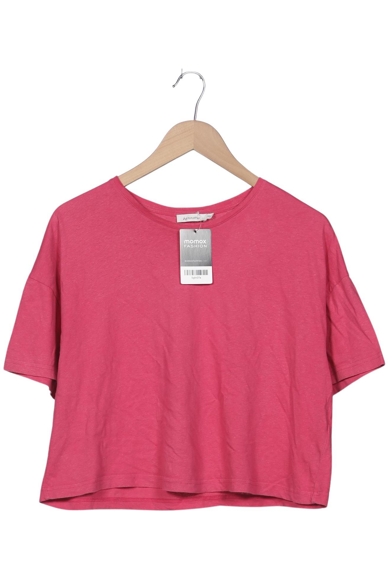 

hessnatur Damen T-Shirt, pink, Gr. 40