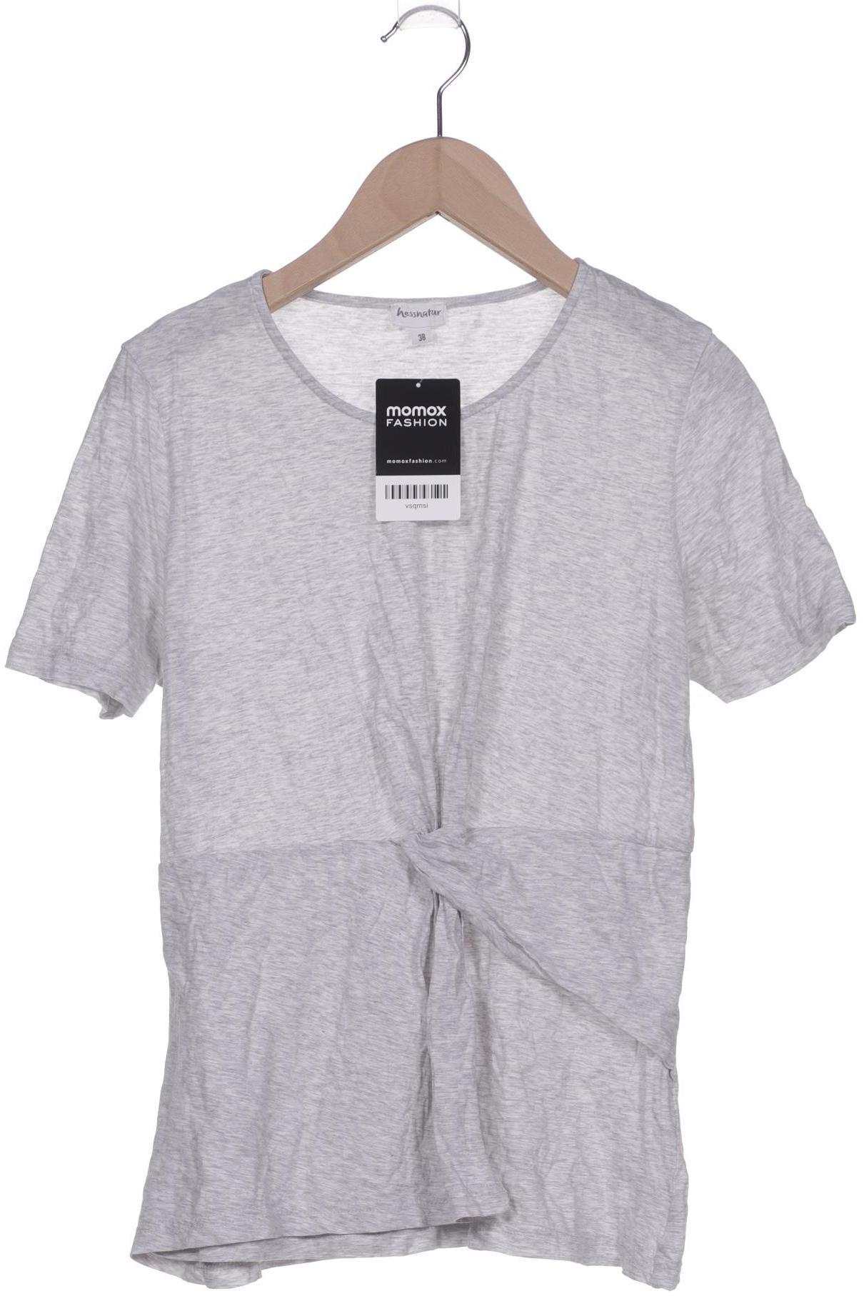 

hessnatur Damen T-Shirt, grau, Gr. 38