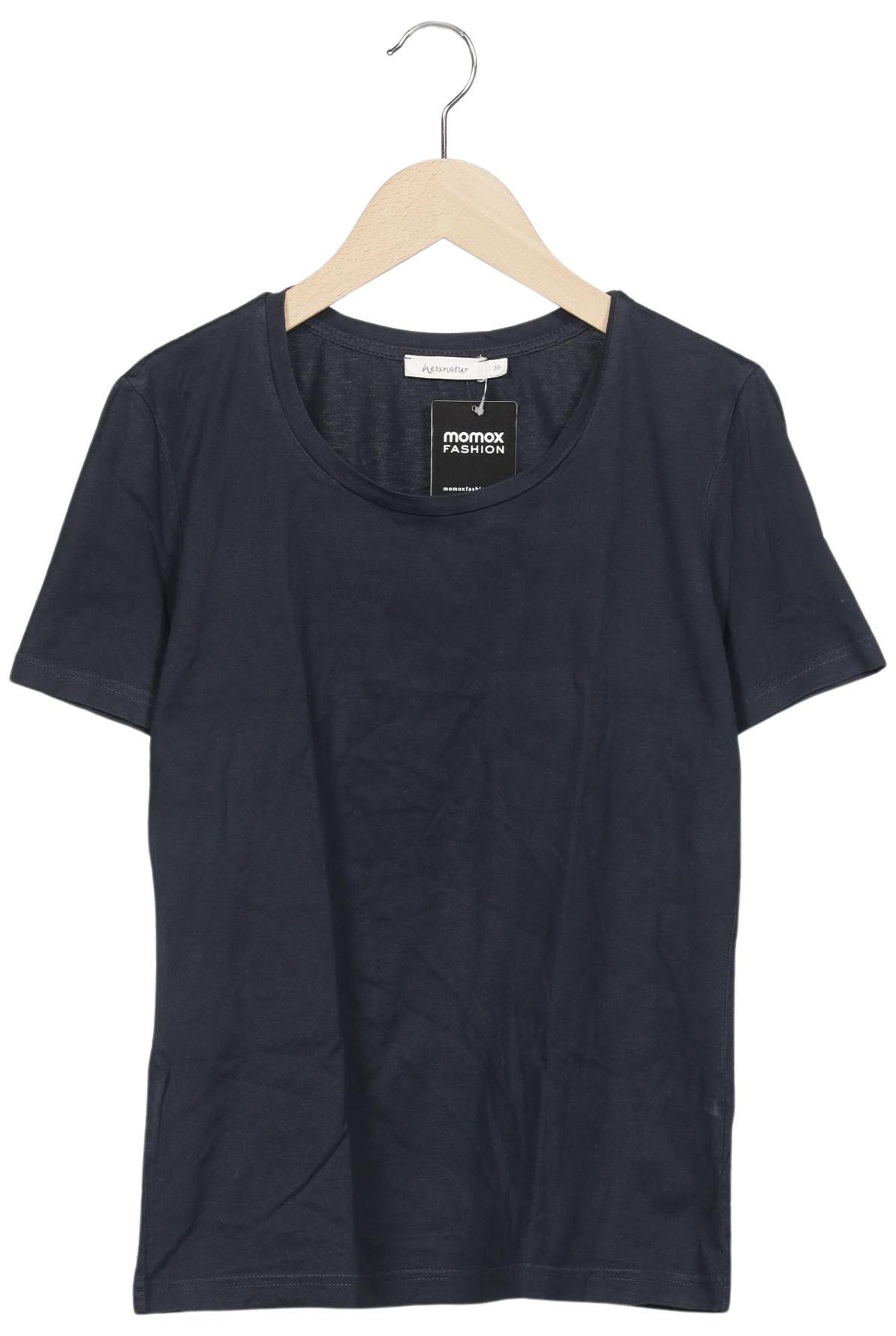 

hessnatur Damen T-Shirt, marineblau, Gr. 36