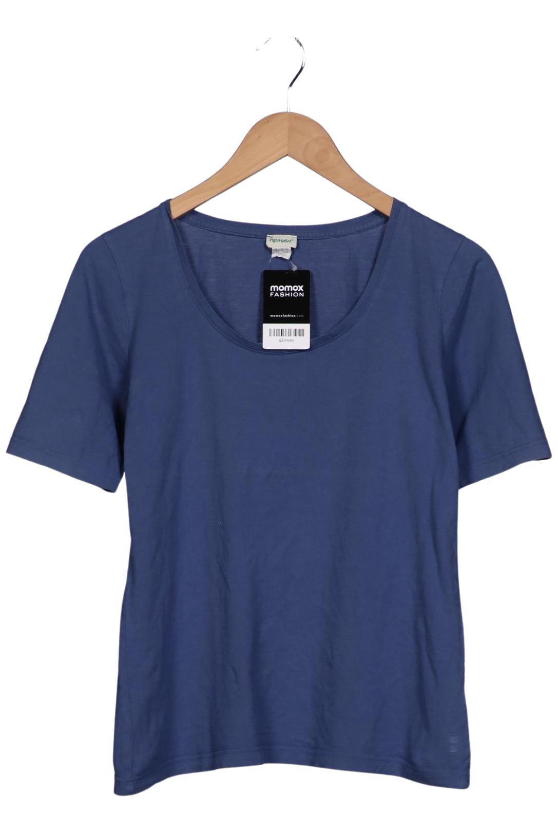 

hessnatur Damen T-Shirt, blau, Gr. 36