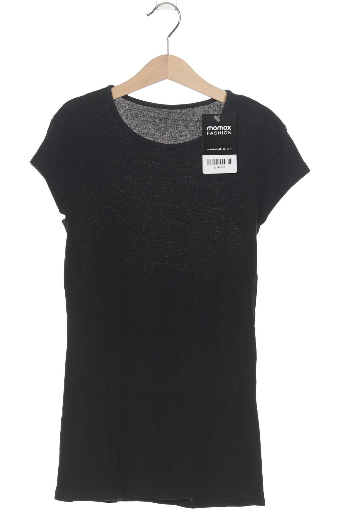 

hessnatur Damen T-Shirt, schwarz, Gr. 34