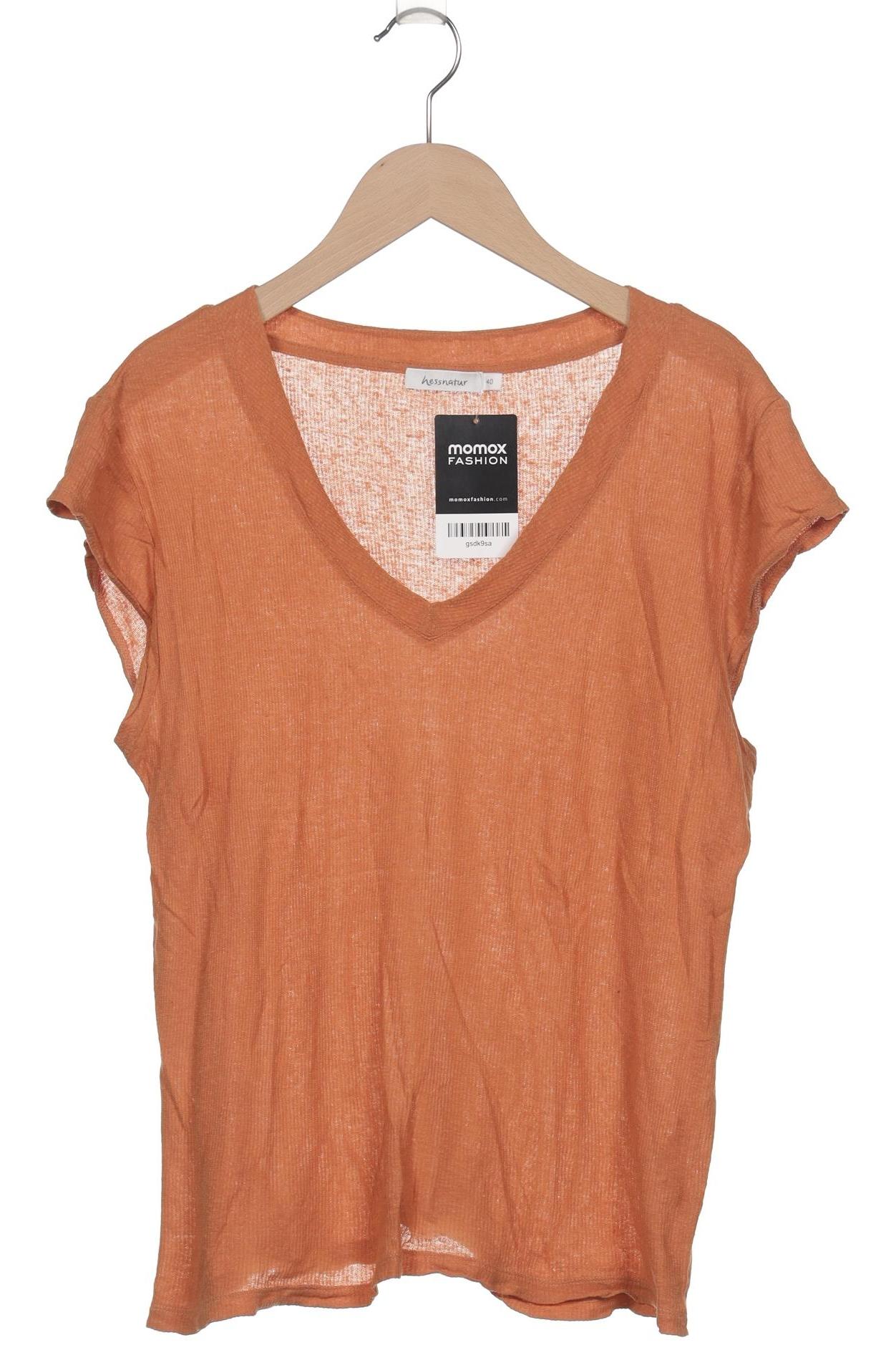 

hessnatur Damen T-Shirt, orange, Gr. 40