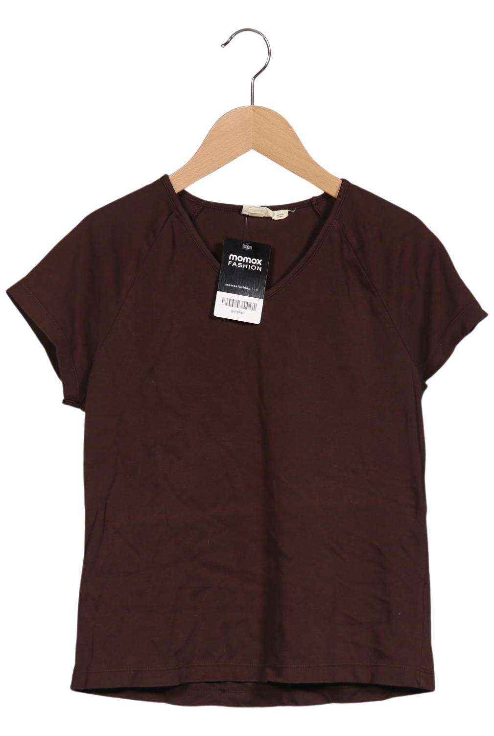 

hessnatur Damen T-Shirt, braun, Gr. 34