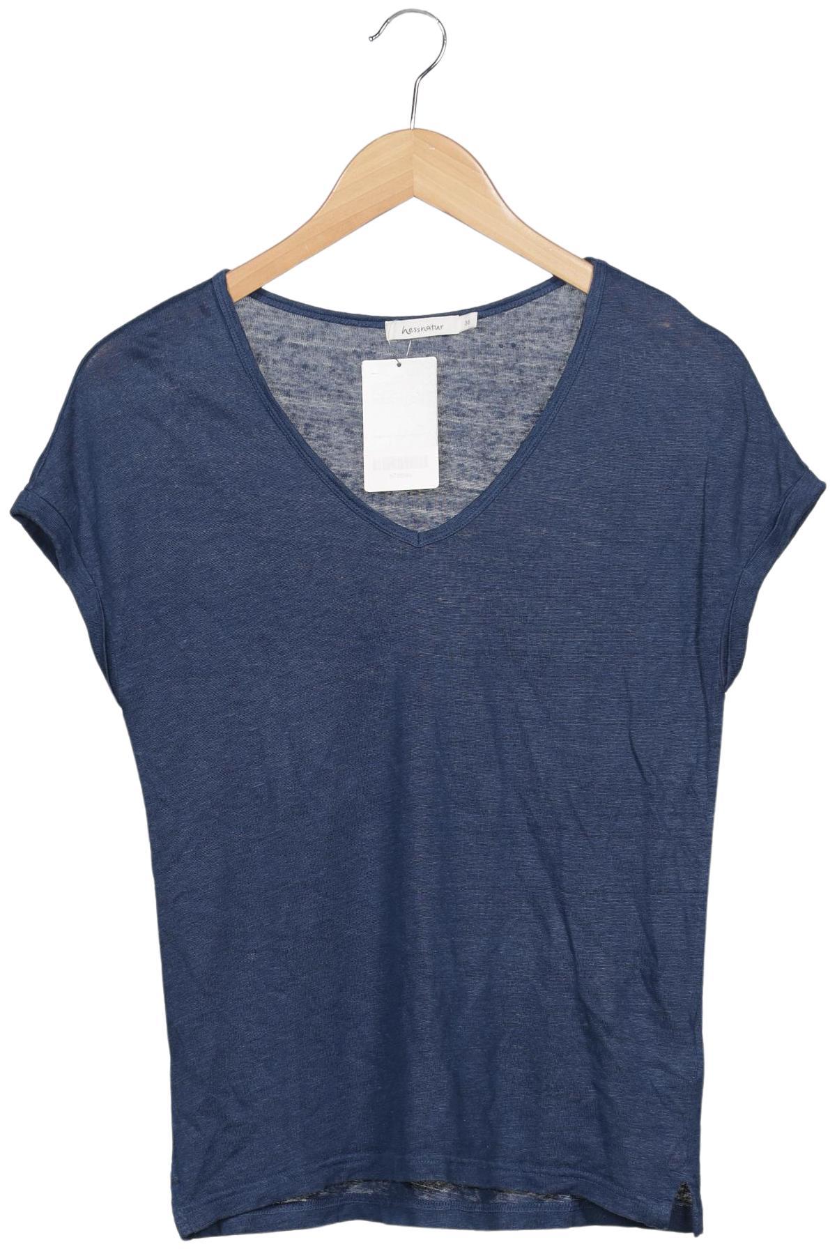 

hessnatur Damen T-Shirt, marineblau, Gr. 36
