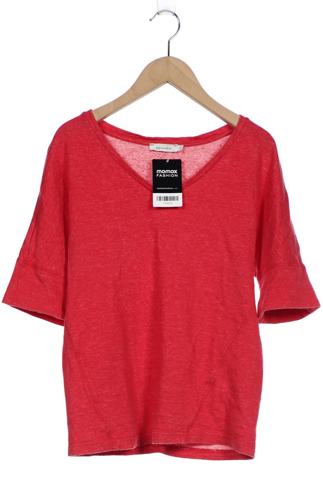 

hessnatur Damen T-Shirt, rot, Gr. 34