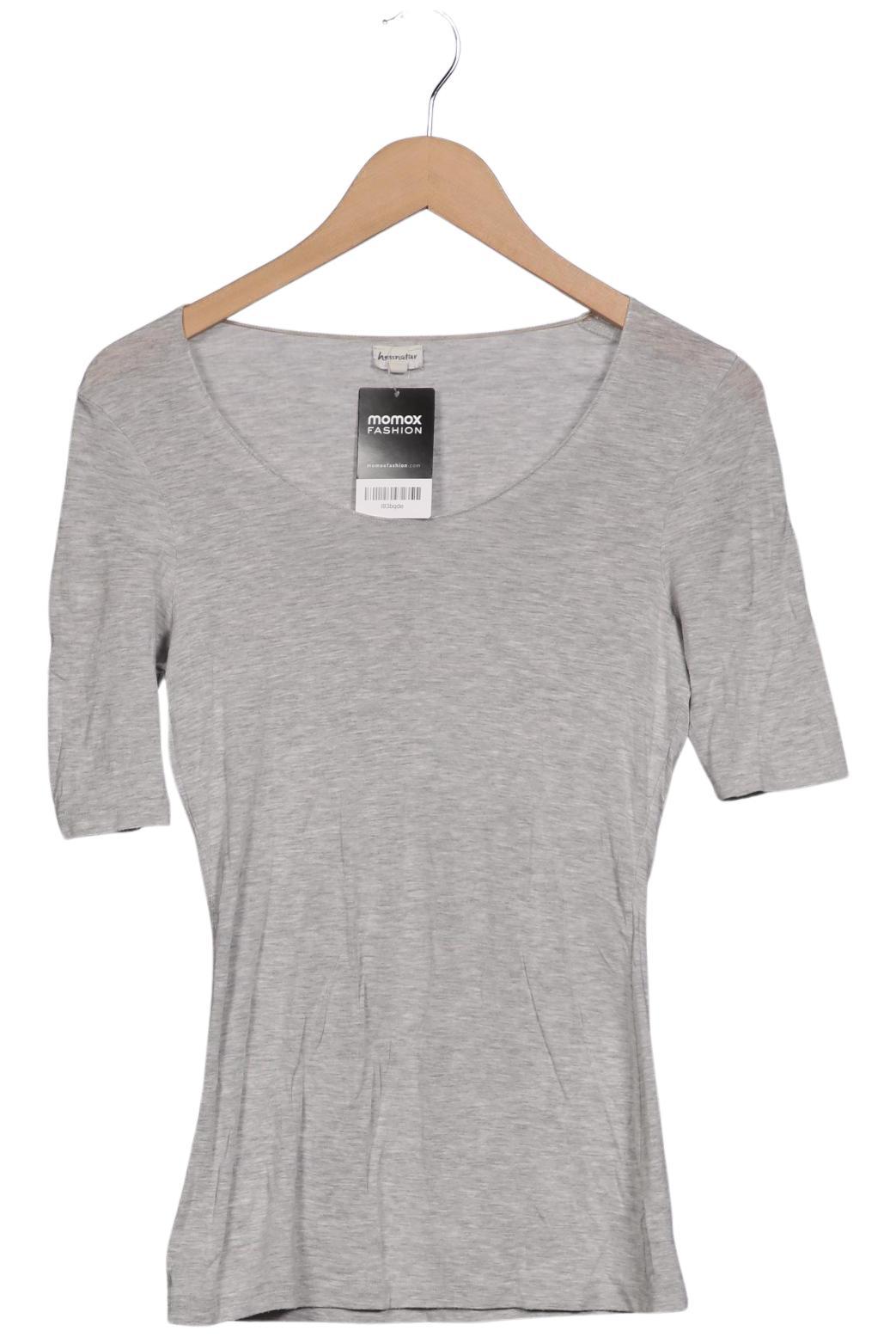 

hessnatur Damen T-Shirt, grau, Gr. 36