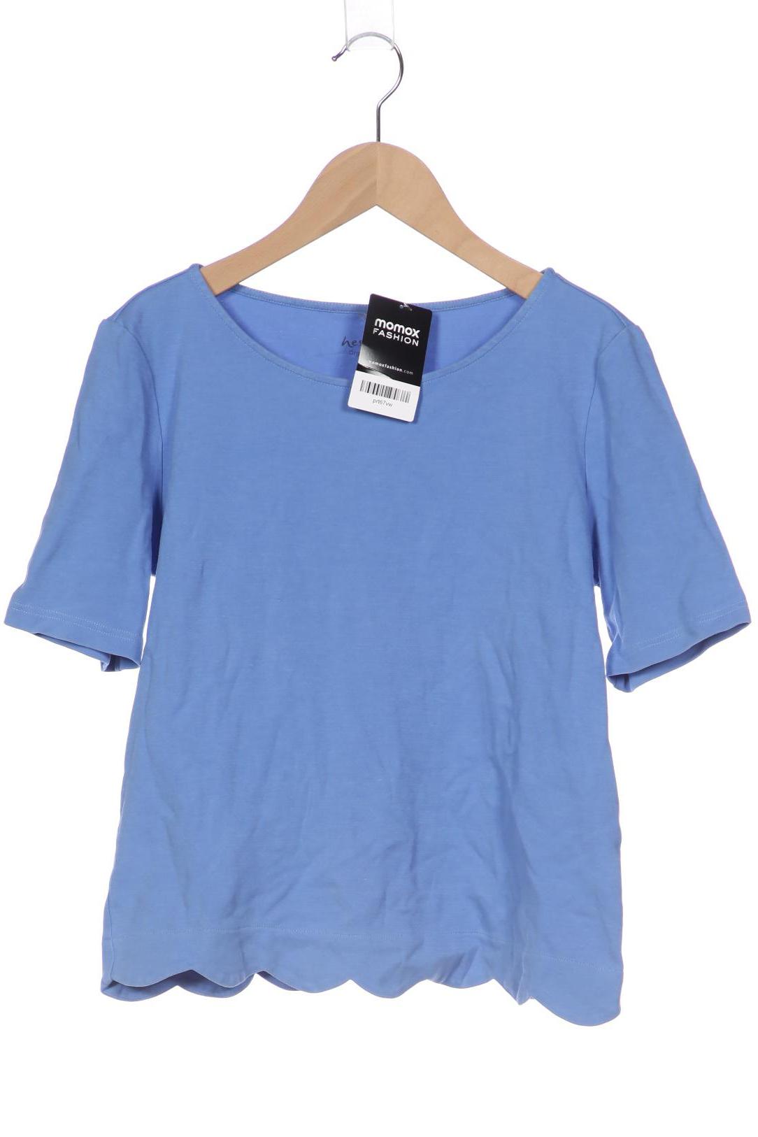 

hessnatur Damen T-Shirt, blau, Gr. 38