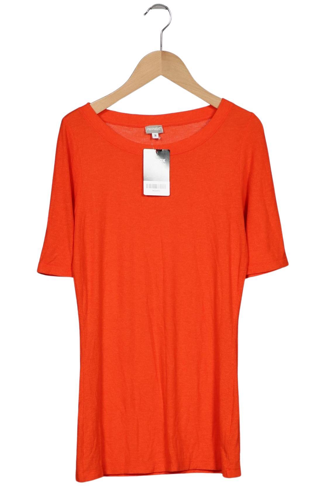 

hessnatur Damen T-Shirt, orange, Gr. 36