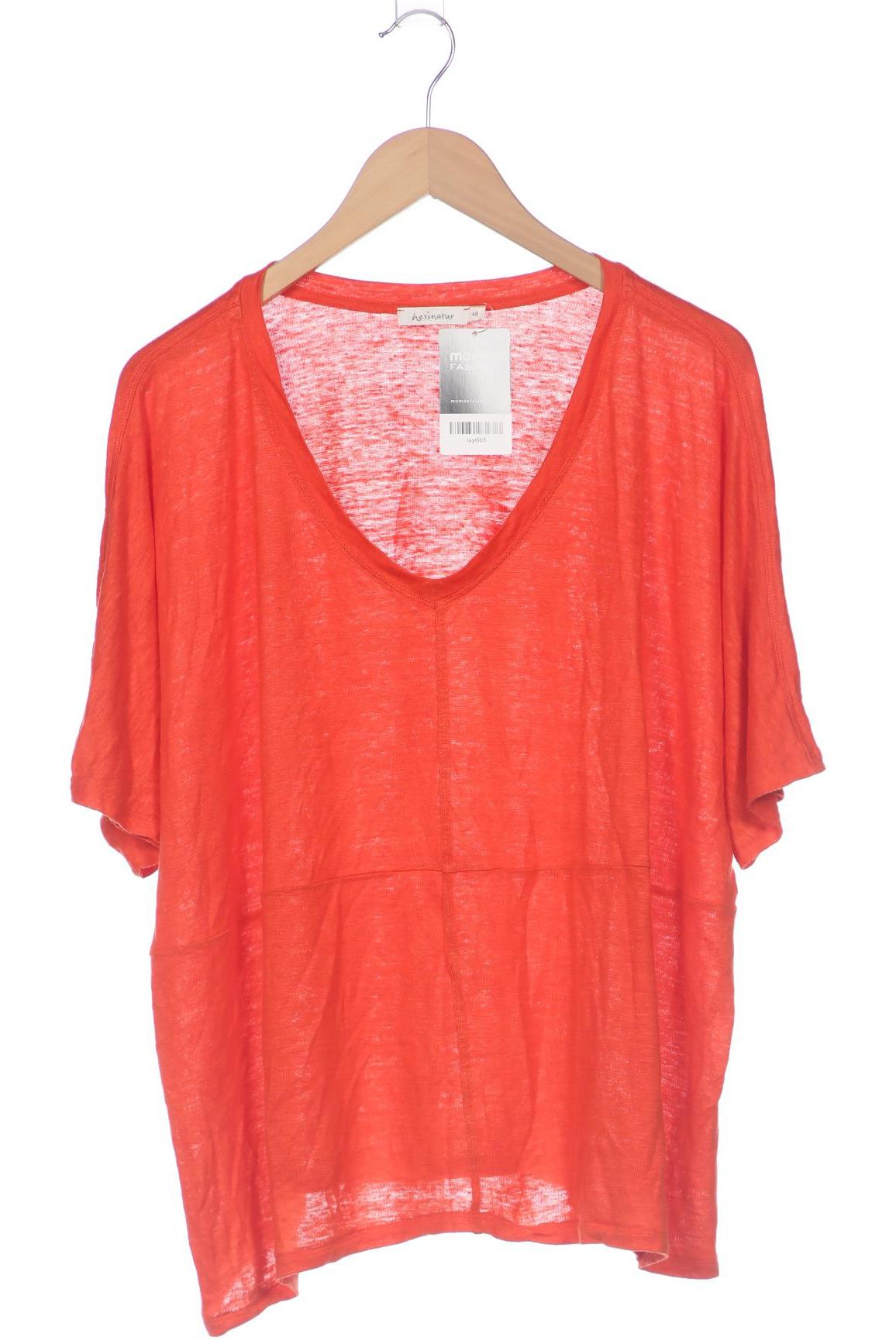

hessnatur Damen T-Shirt, rot, Gr. 48