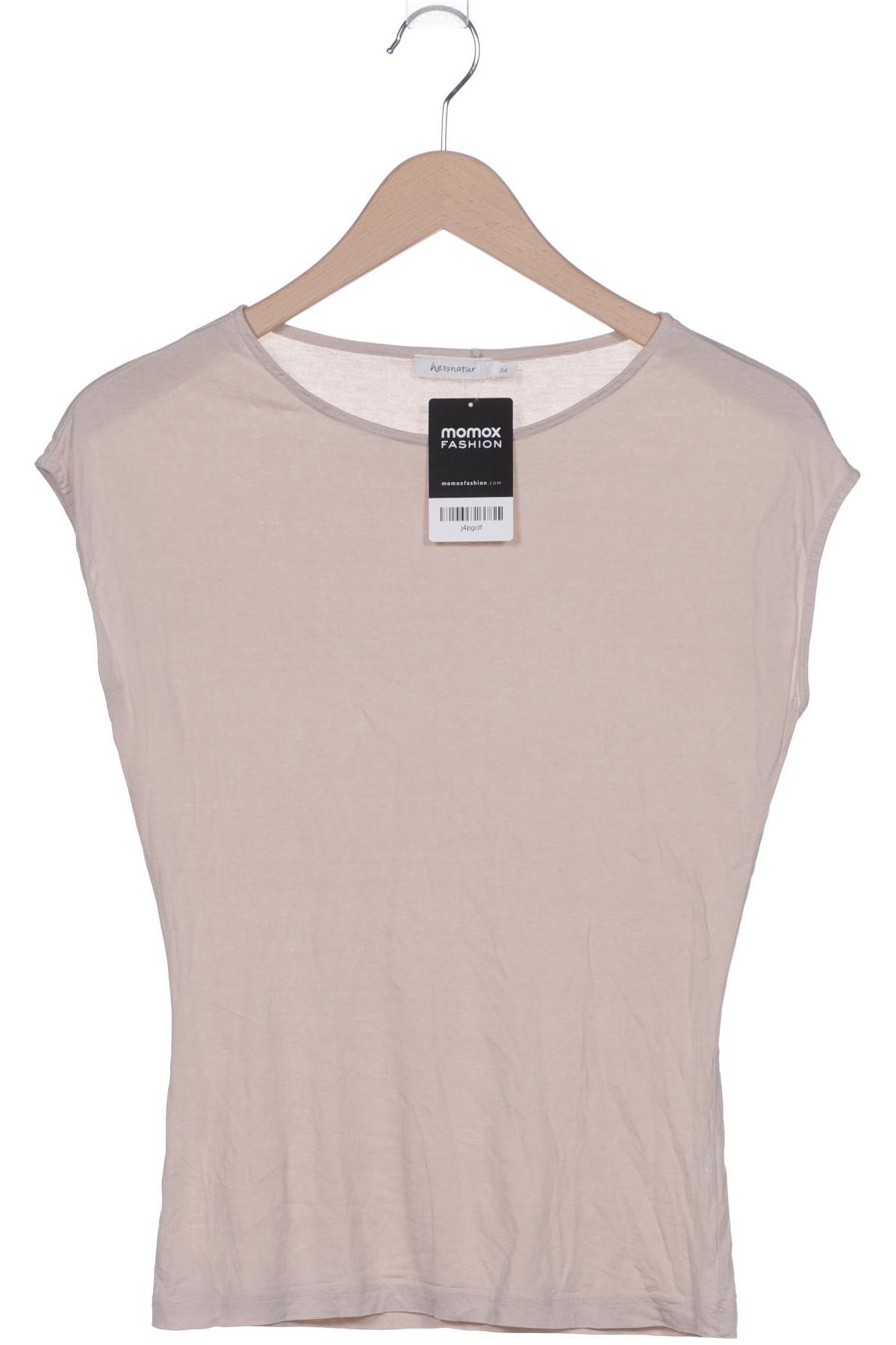 

hessnatur Damen T-Shirt, beige, Gr. 34
