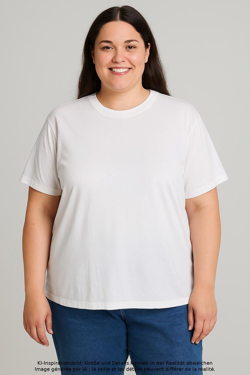 

hessnatur Damen T-Shirt, weiß, Gr. 50
