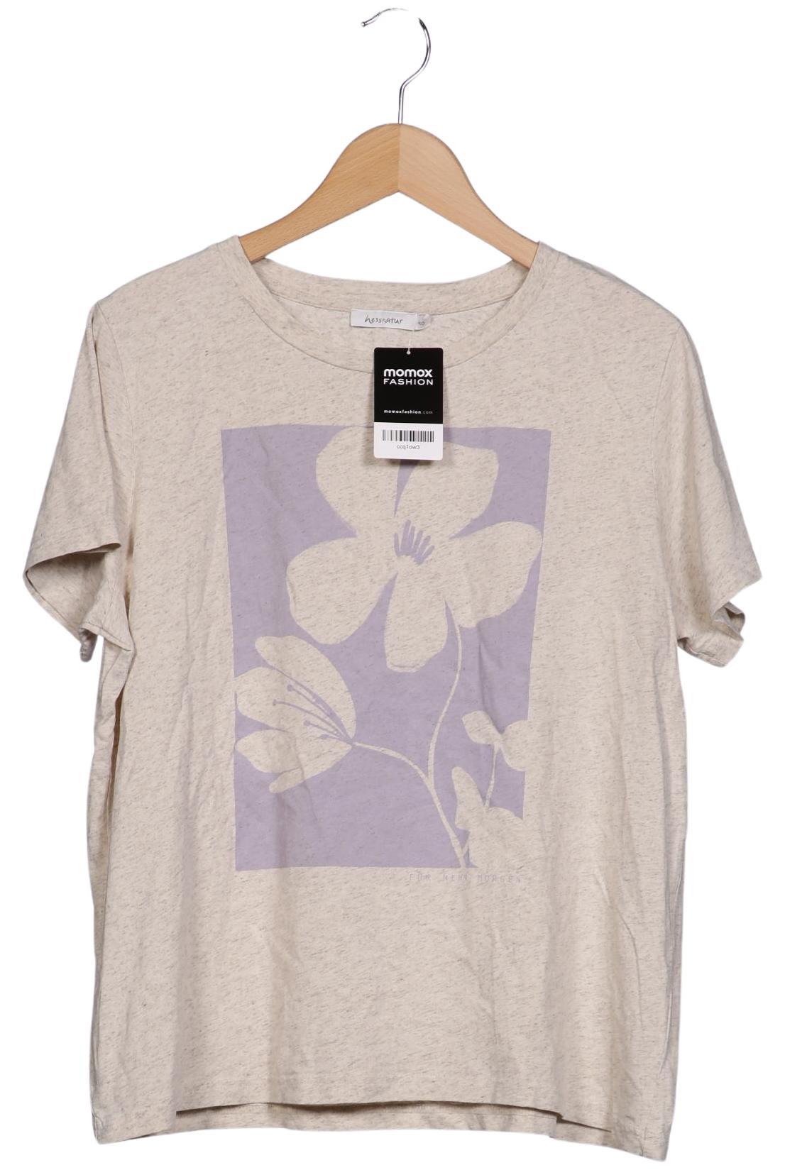 

hessnatur Damen T-Shirt, beige, Gr. 40