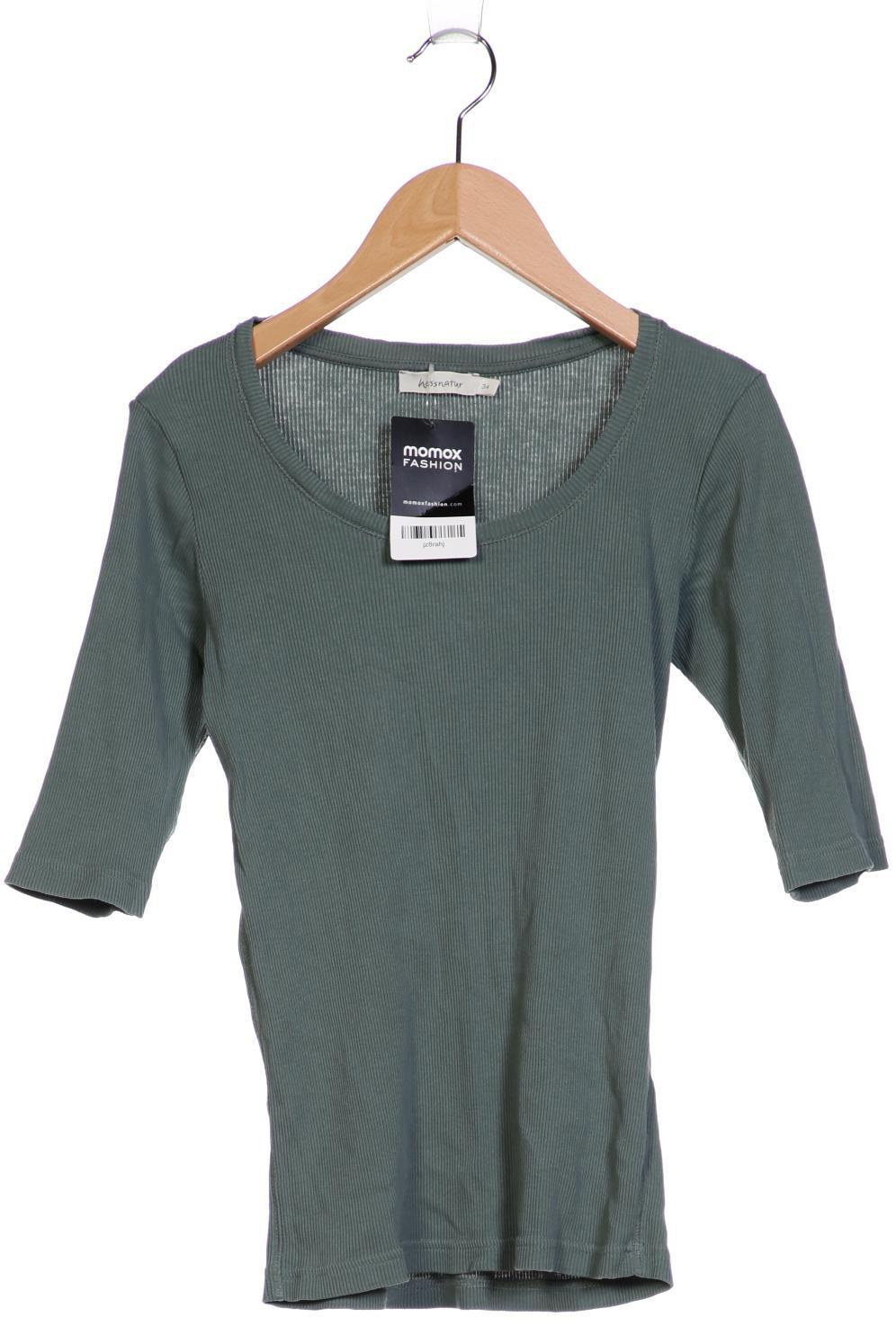

hessnatur Damen T-Shirt, grün, Gr. 34