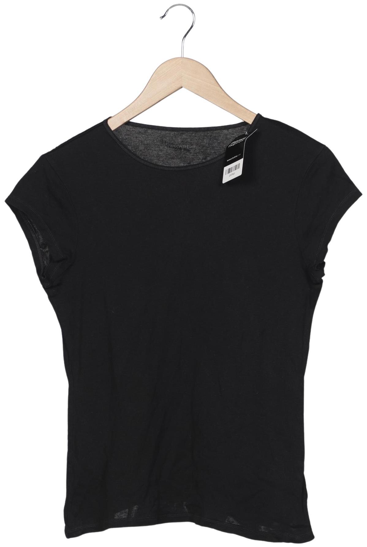 

hessnatur Damen T-Shirt, schwarz, Gr. 42