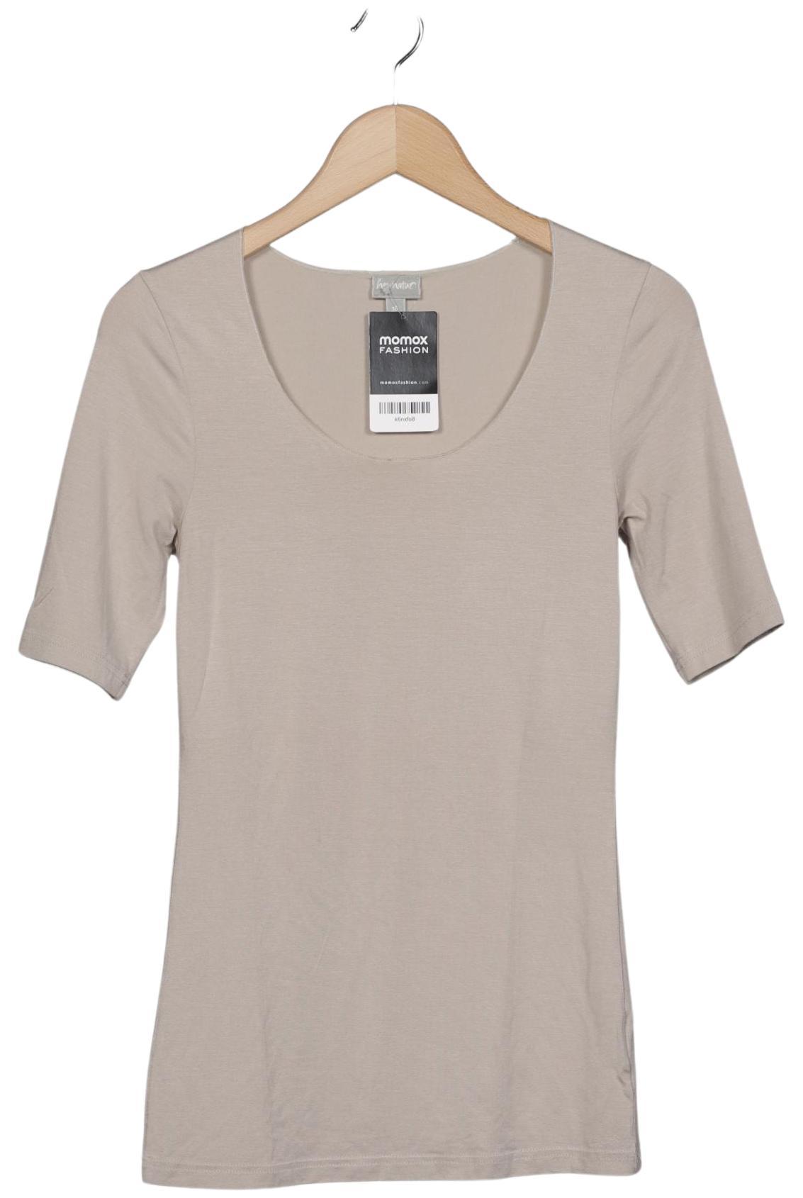 

hessnatur Damen T-Shirt, beige, Gr. 36
