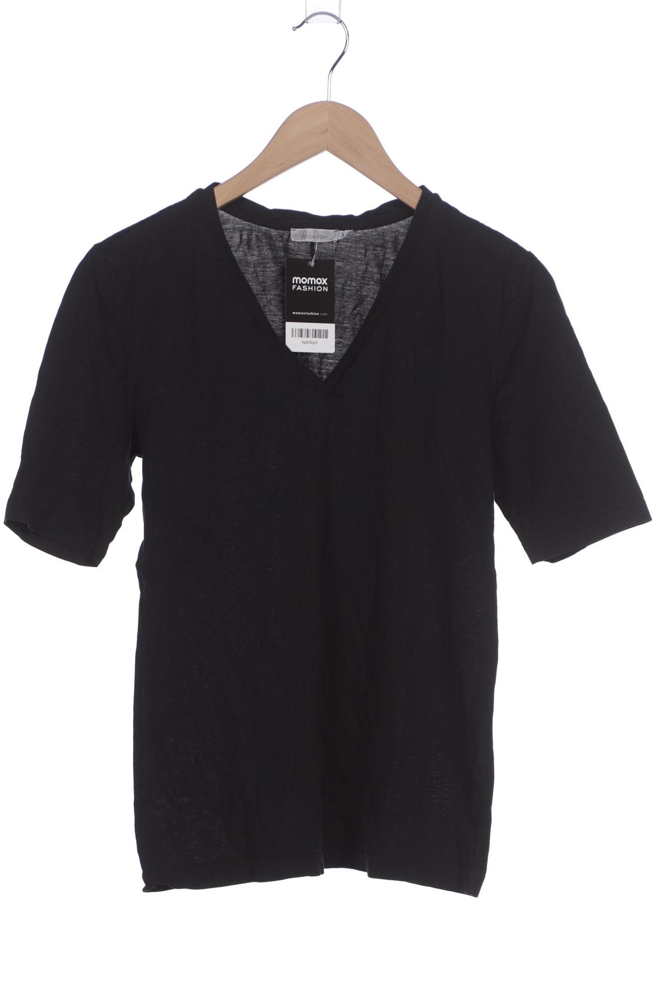 

hessnatur Damen T-Shirt, schwarz, Gr. 36