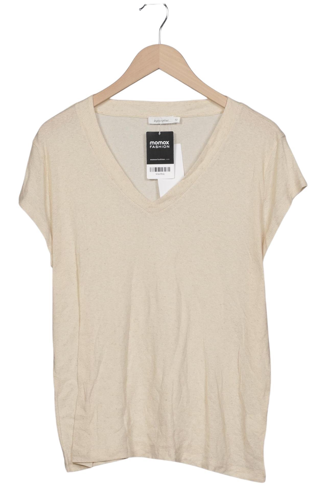 

hessnatur Damen T-Shirt, beige, Gr. 42