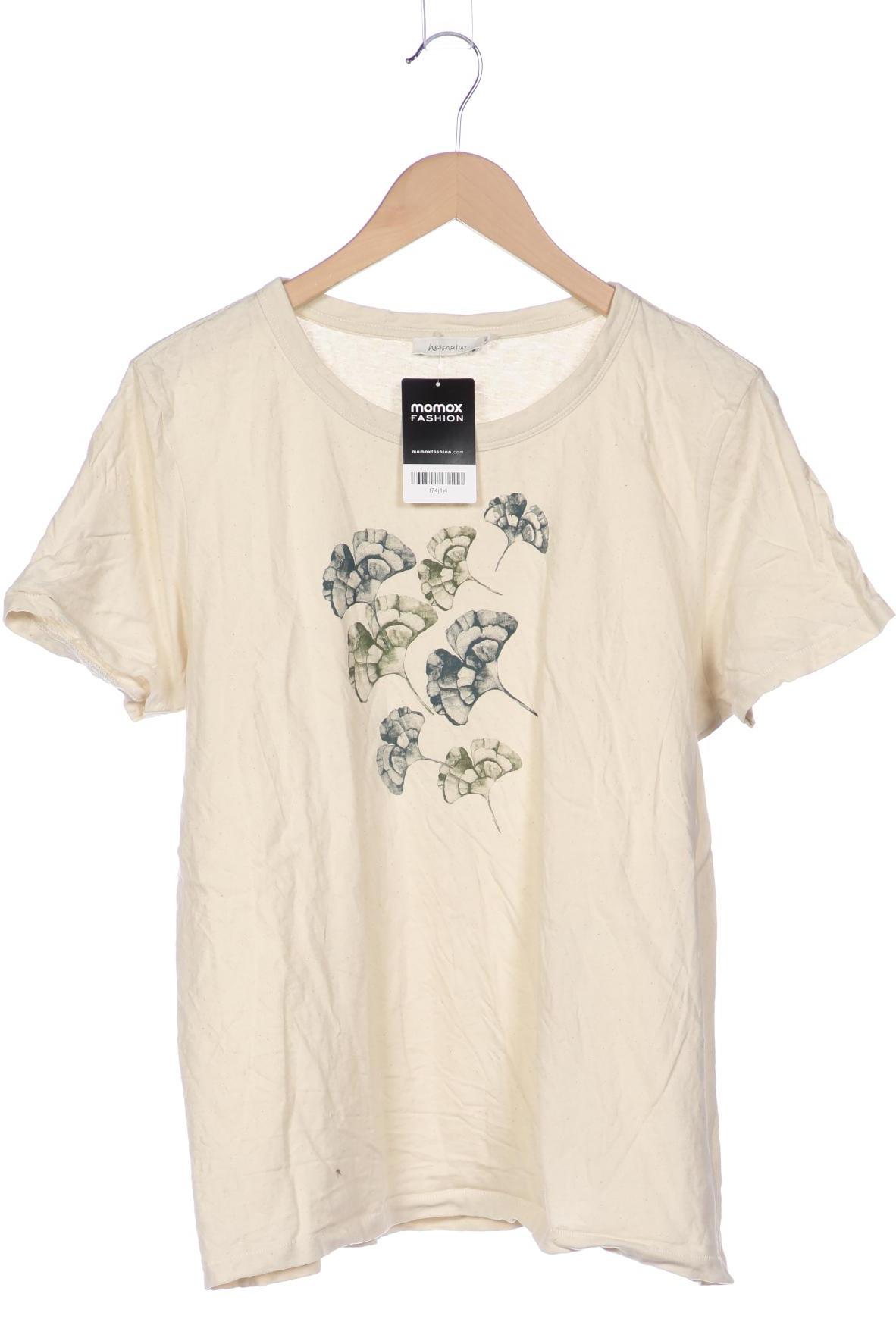 

hessnatur Damen T-Shirt, cremeweiß, Gr. 48