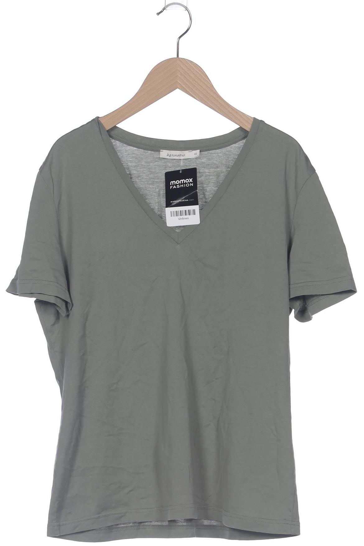 

hessnatur Damen T-Shirt, grün, Gr. 40