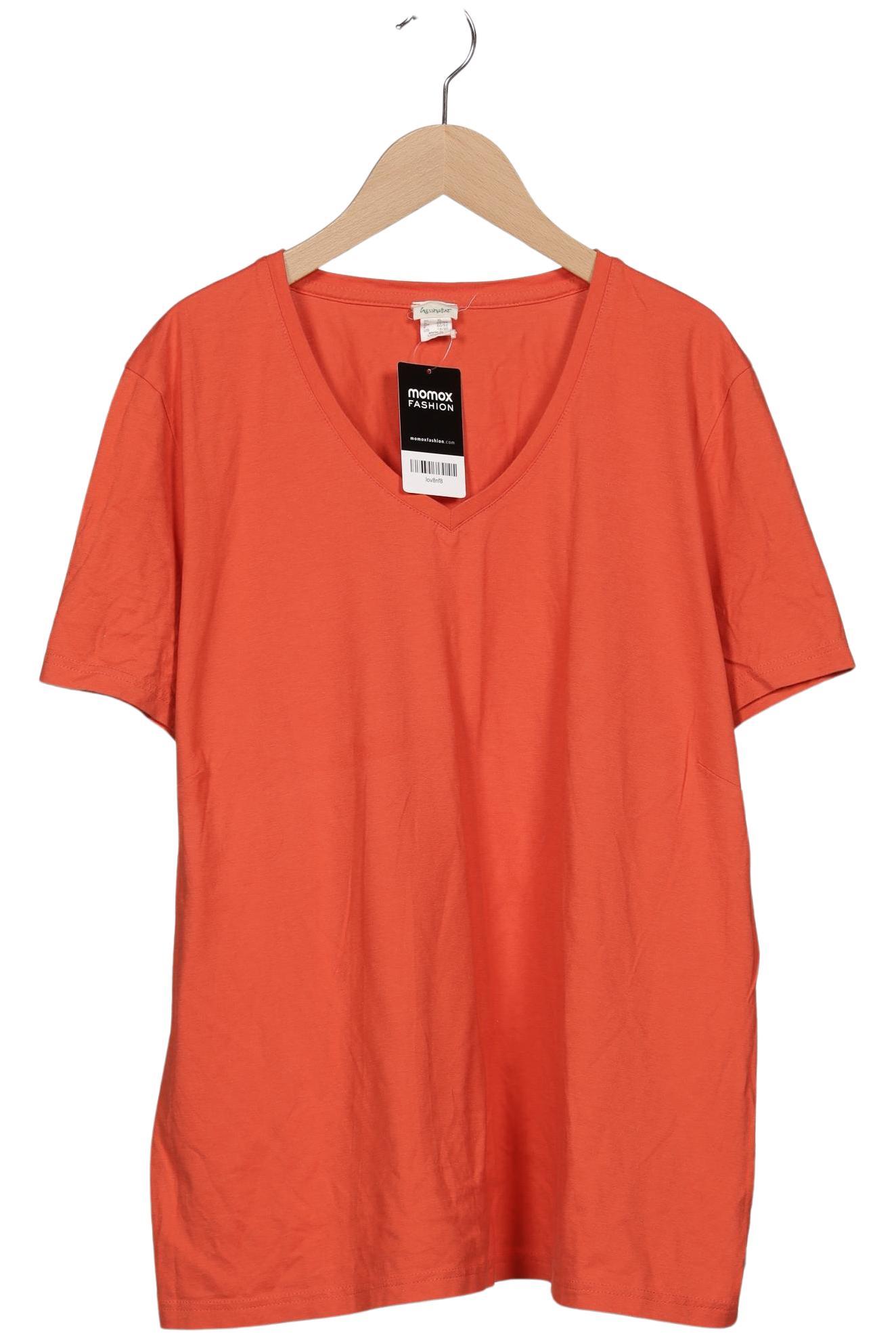

hessnatur Damen T-Shirt, orange, Gr. 44