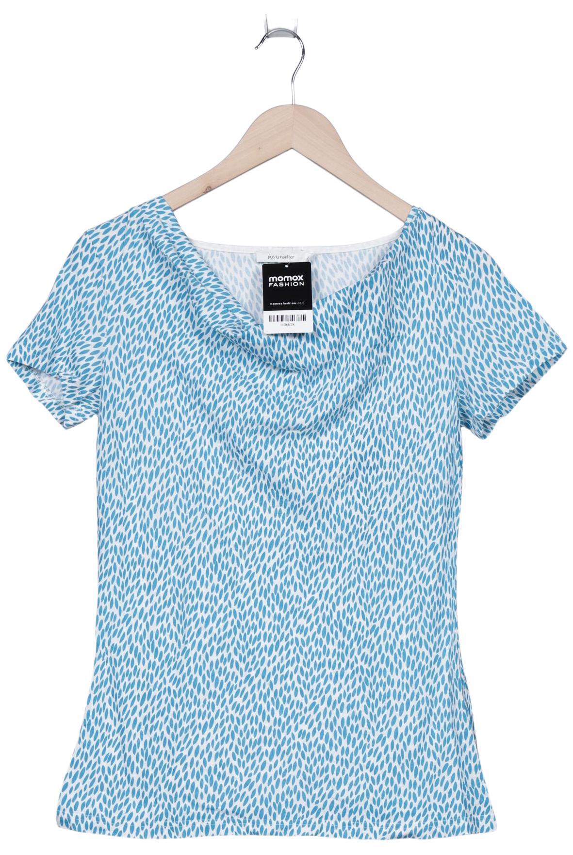 

hessnatur Damen T-Shirt, blau, Gr. 36