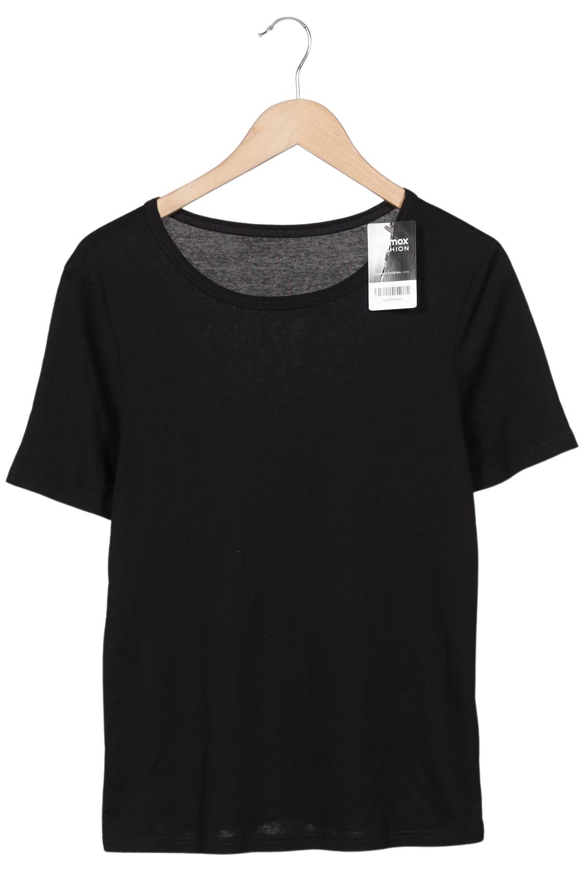 

hessnatur Damen T-Shirt, schwarz, Gr. 42