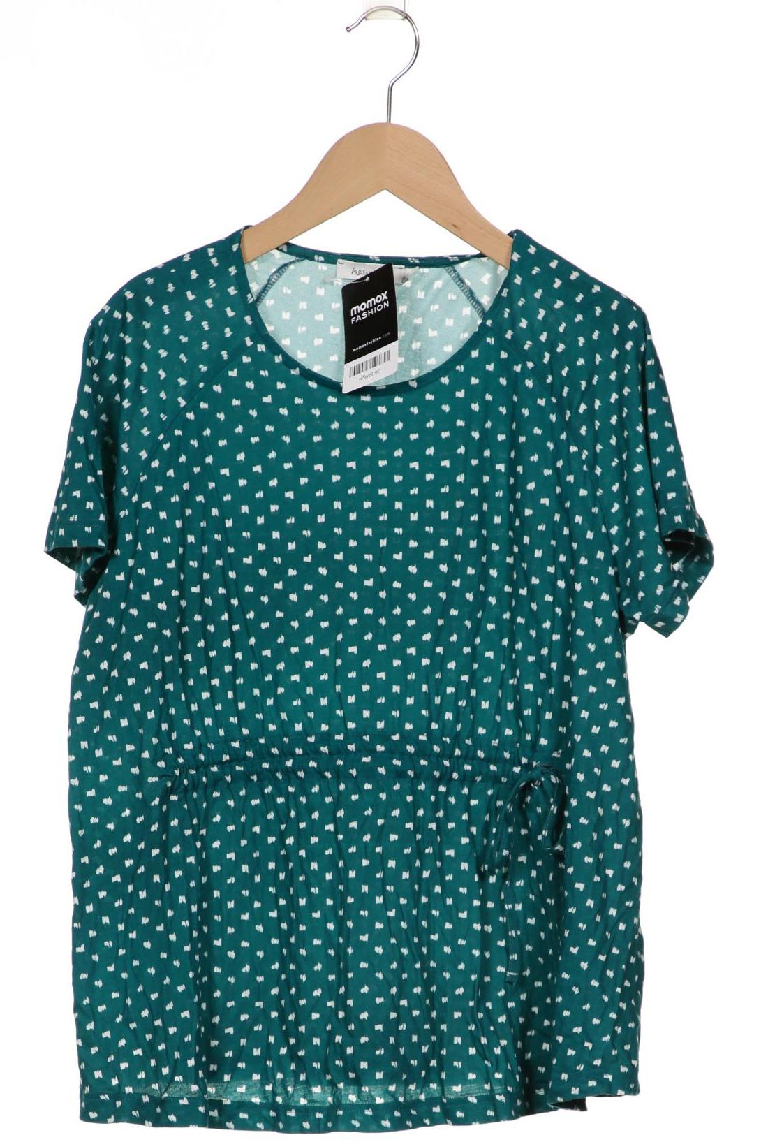 

hessnatur Damen T-Shirt, türkis, Gr. 34