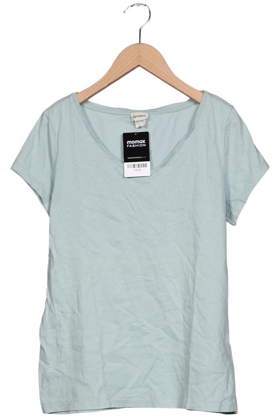 

hessnatur Damen T-Shirt, türkis, Gr. 40