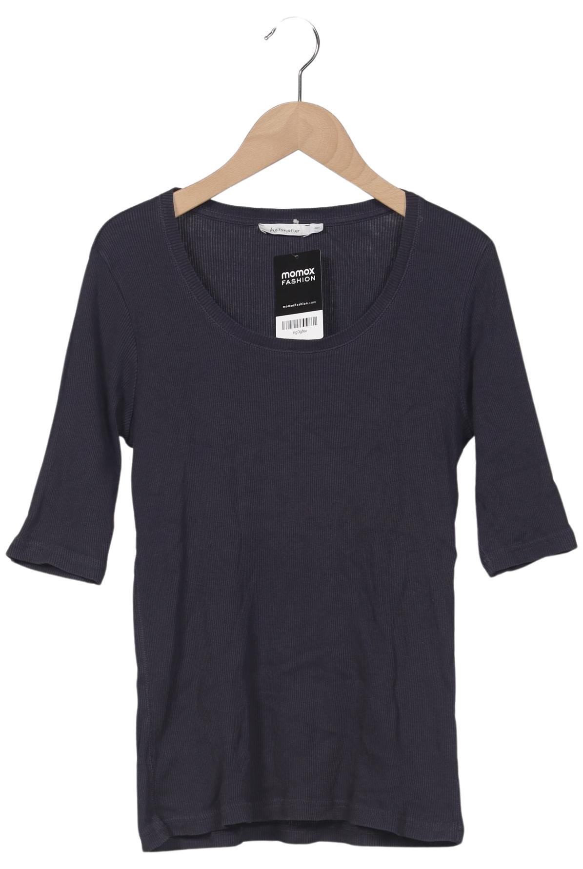 

hessnatur Damen T-Shirt, marineblau, Gr. 40